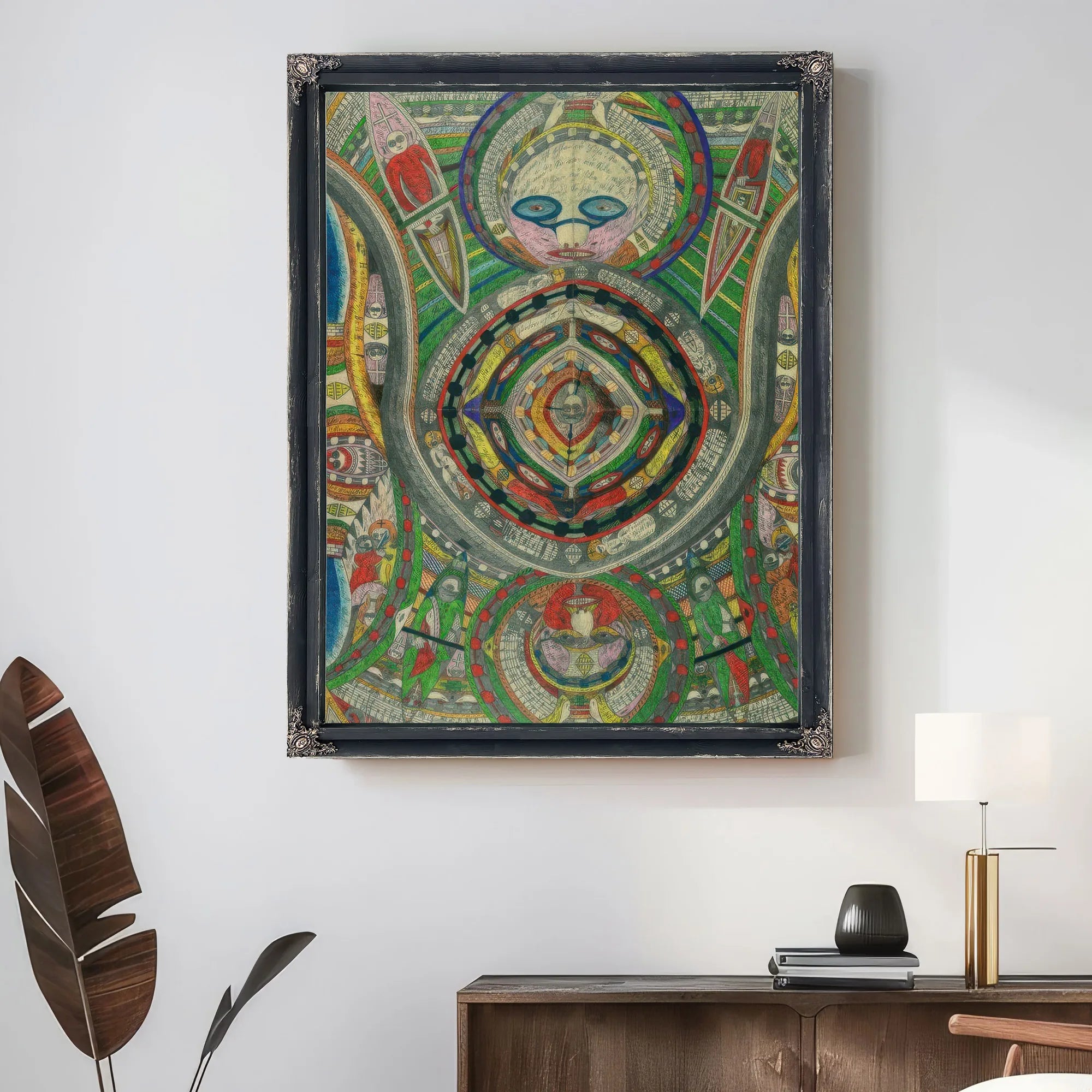 Giant City Band Wald Hall 1911 By Adolf Wolfli Fine Art Print