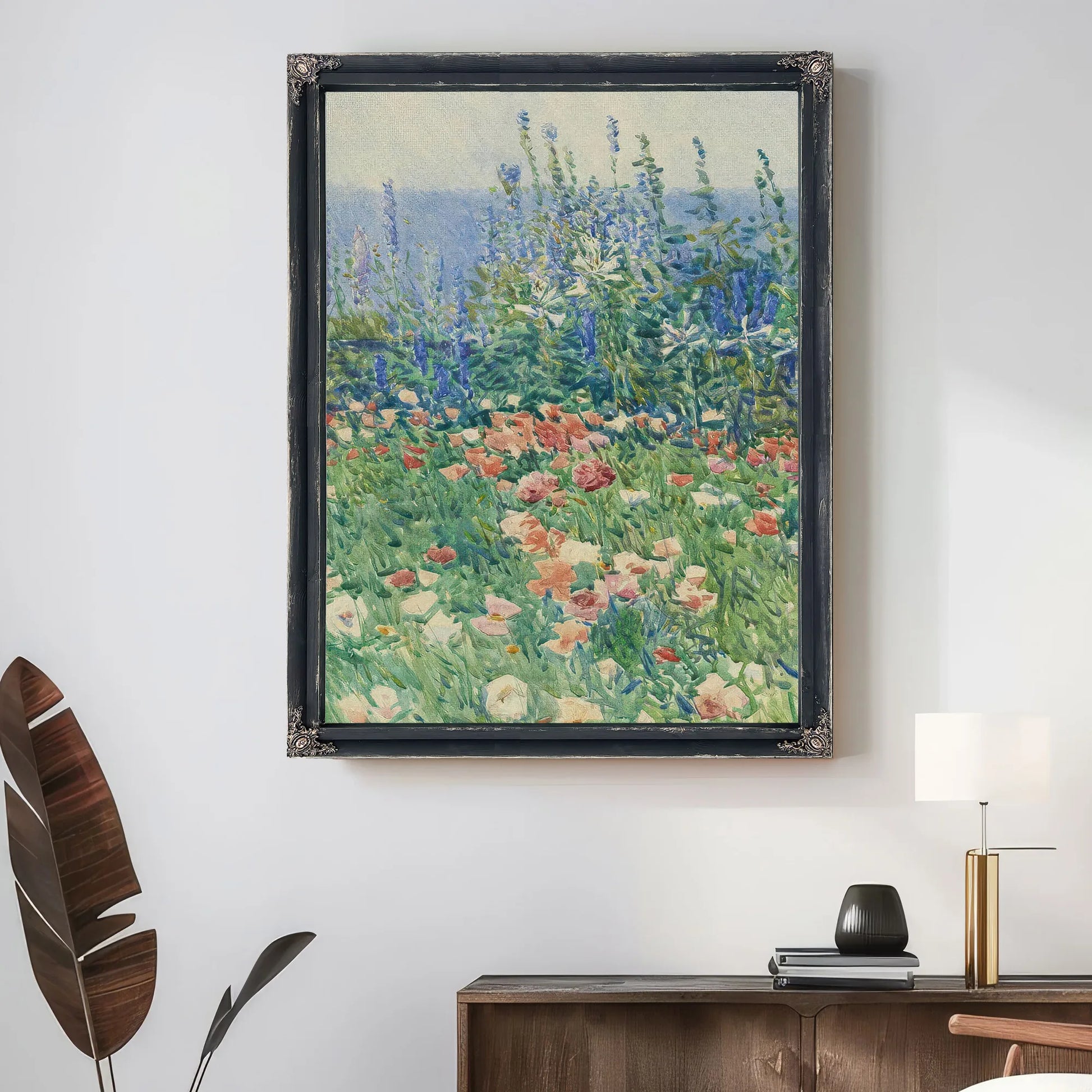 Flower Garden, Isles Of Shoals By Childe Hassam Fine Art Print