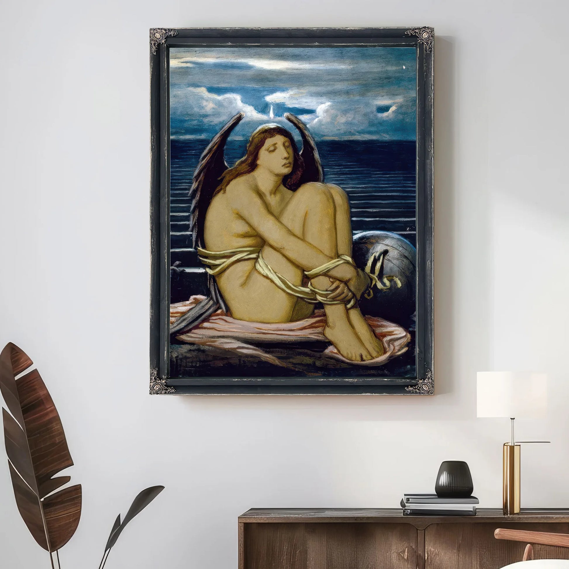 Soul In Bondage By Elihu Vedder Fine Art Print