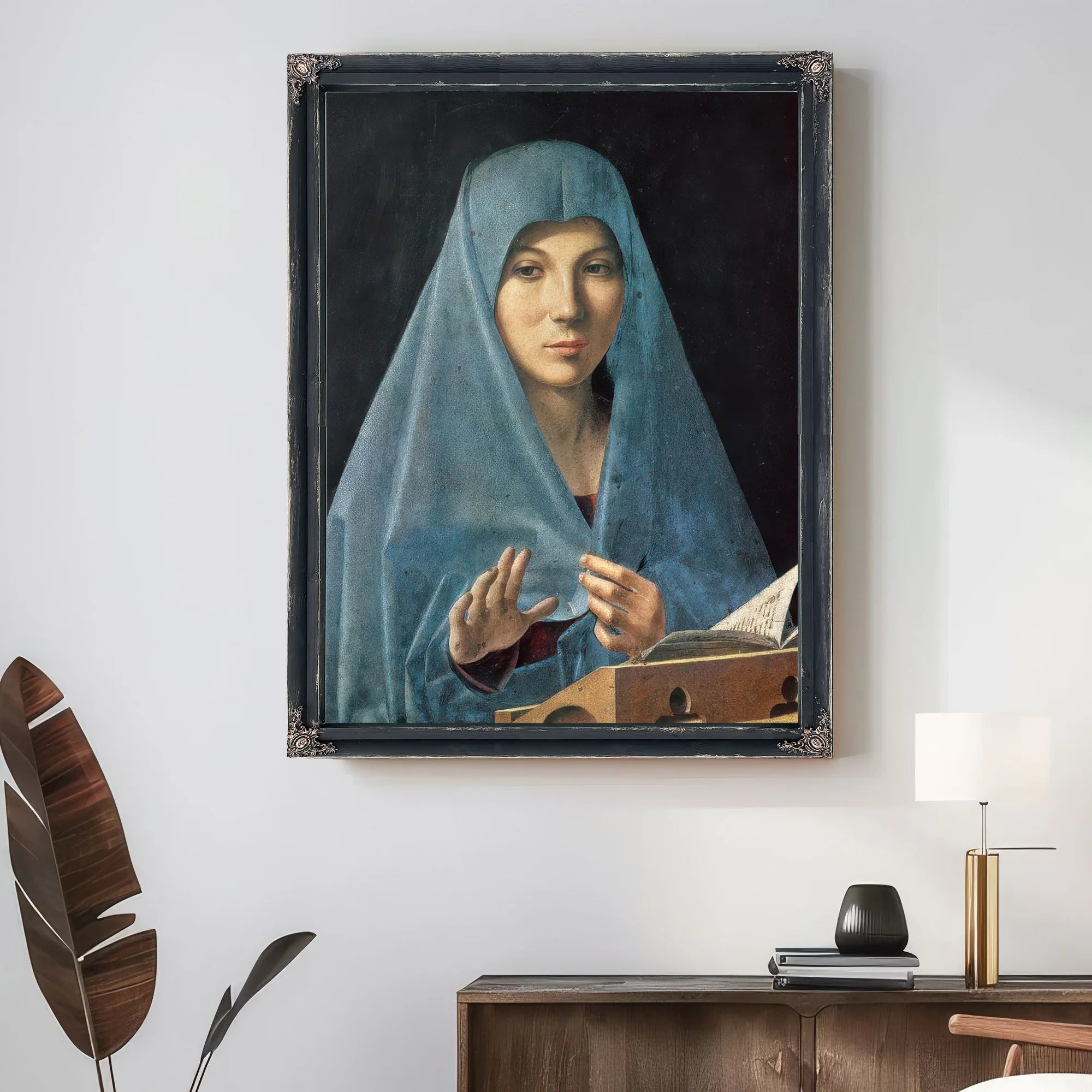 Annunciation By Antonello Da Messina Fine Art Print