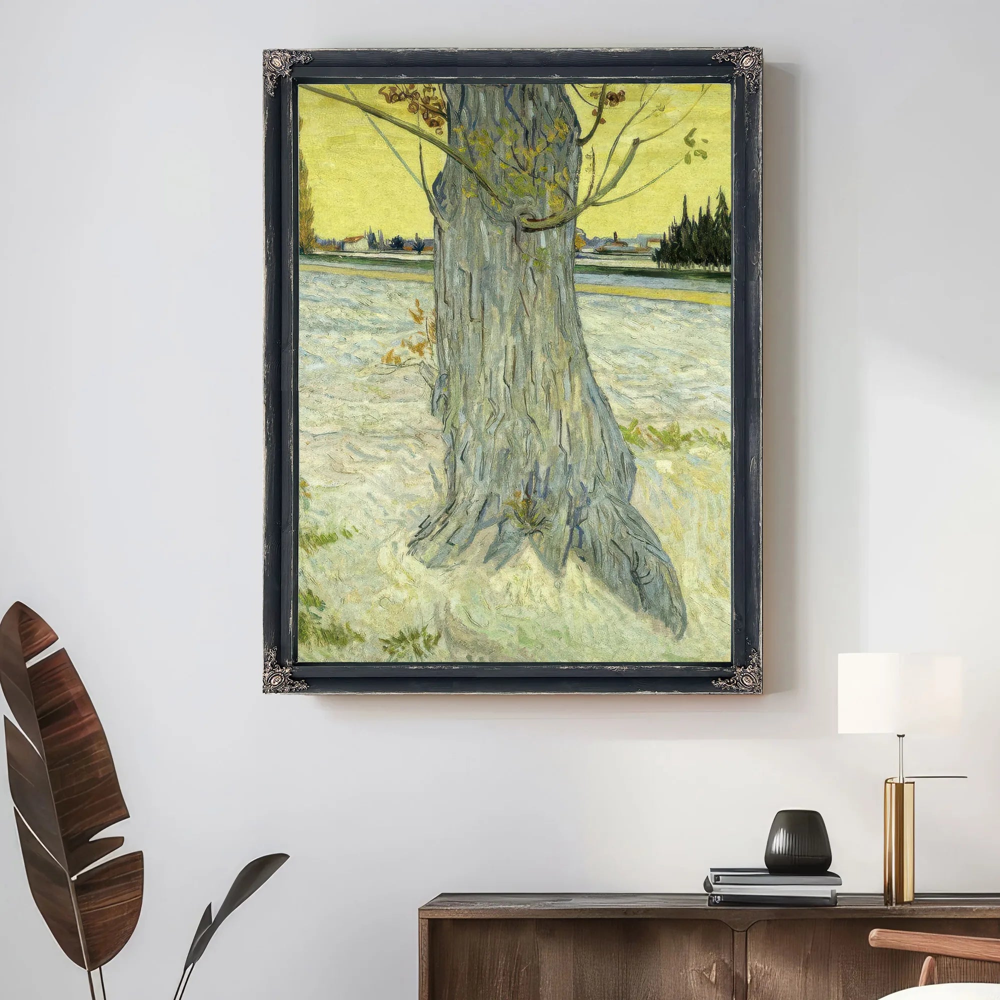 The Old Tree By Vincent Van Gogh Fine Art Print