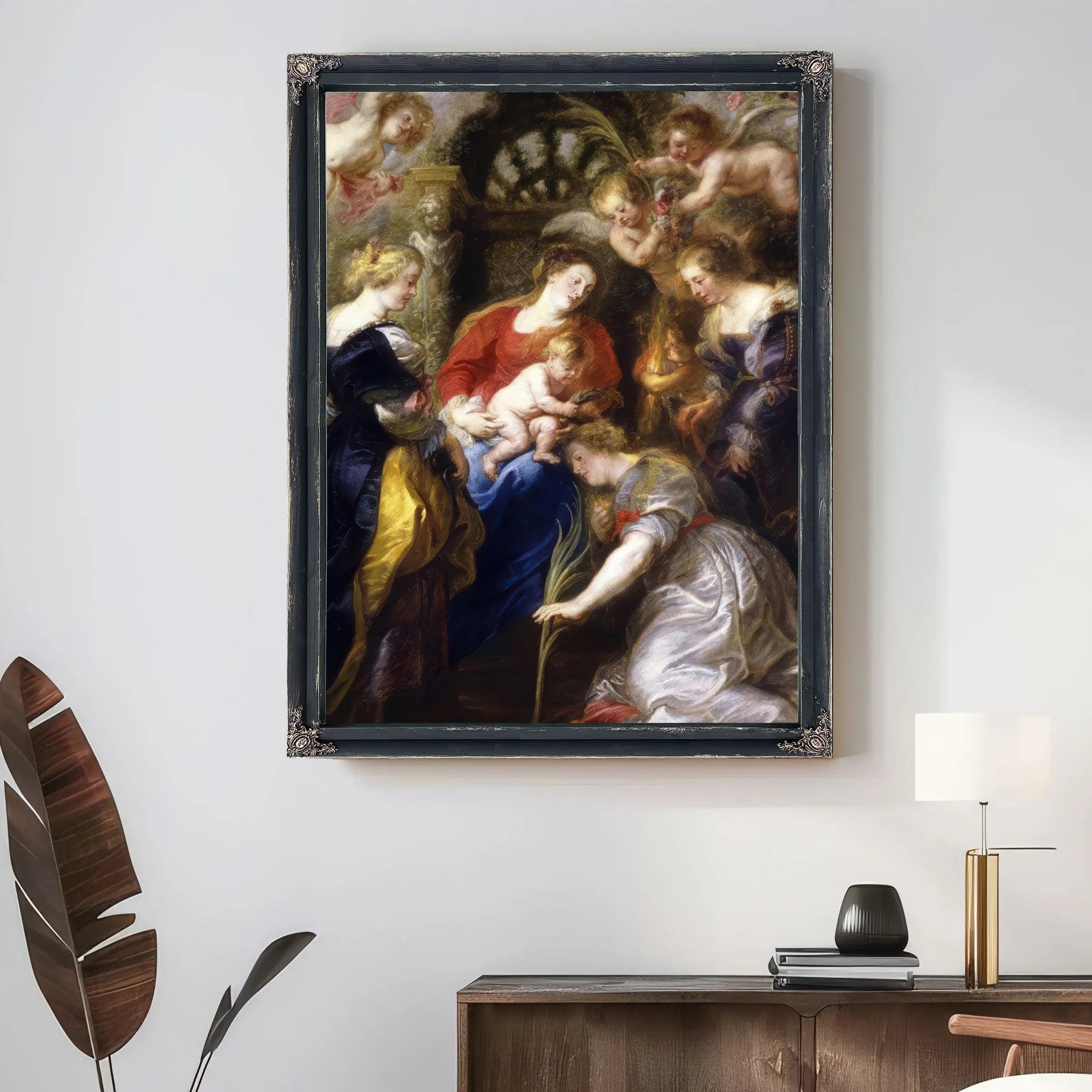 Crowning Of Saint Catherine By Peter Paul Rubens Fine Art Print