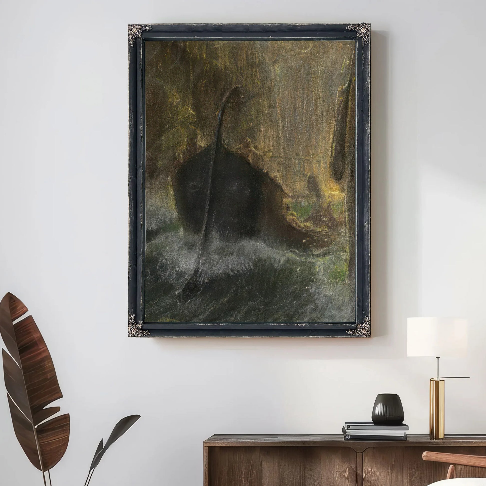 Between Scylla And Charybdis 1910 By Adolf Hiremy Hirschl Fine Art Print