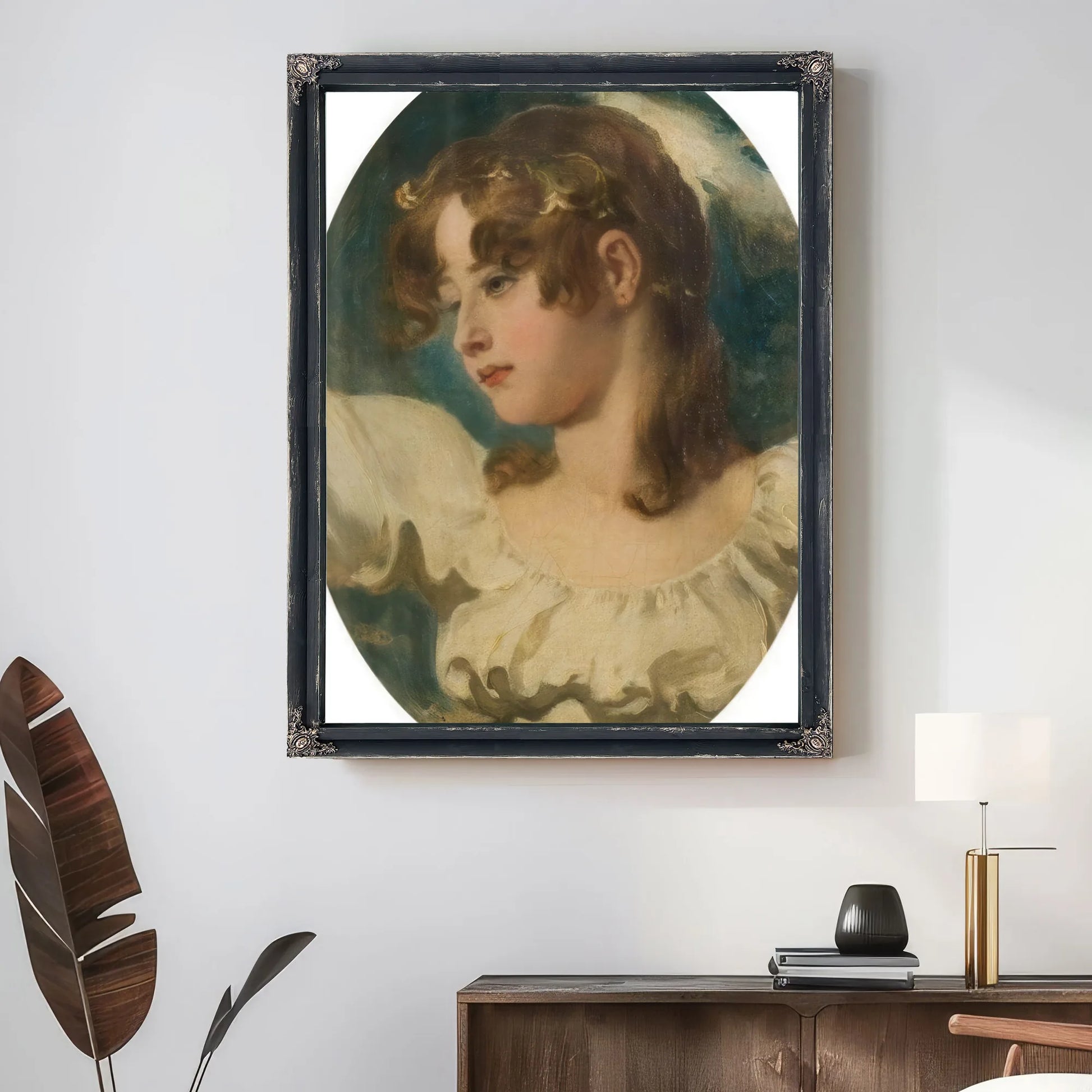 Innocence Head Of A Young Girl By William Etty Fine Art Print