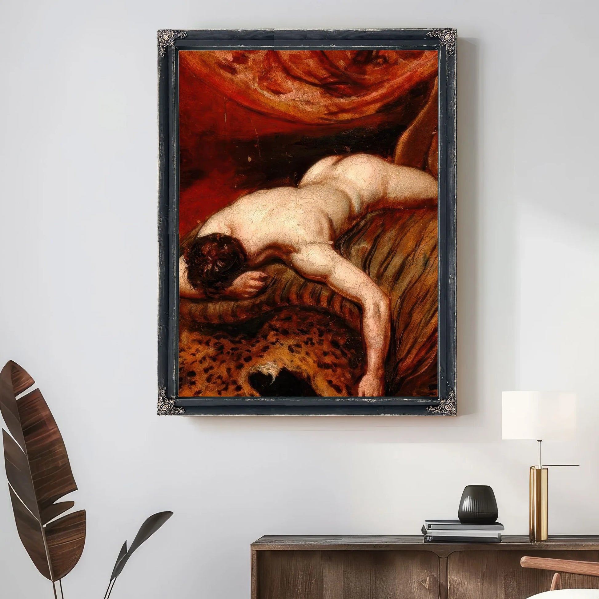 Man Lying Face Down By William Etty Fine Art Print