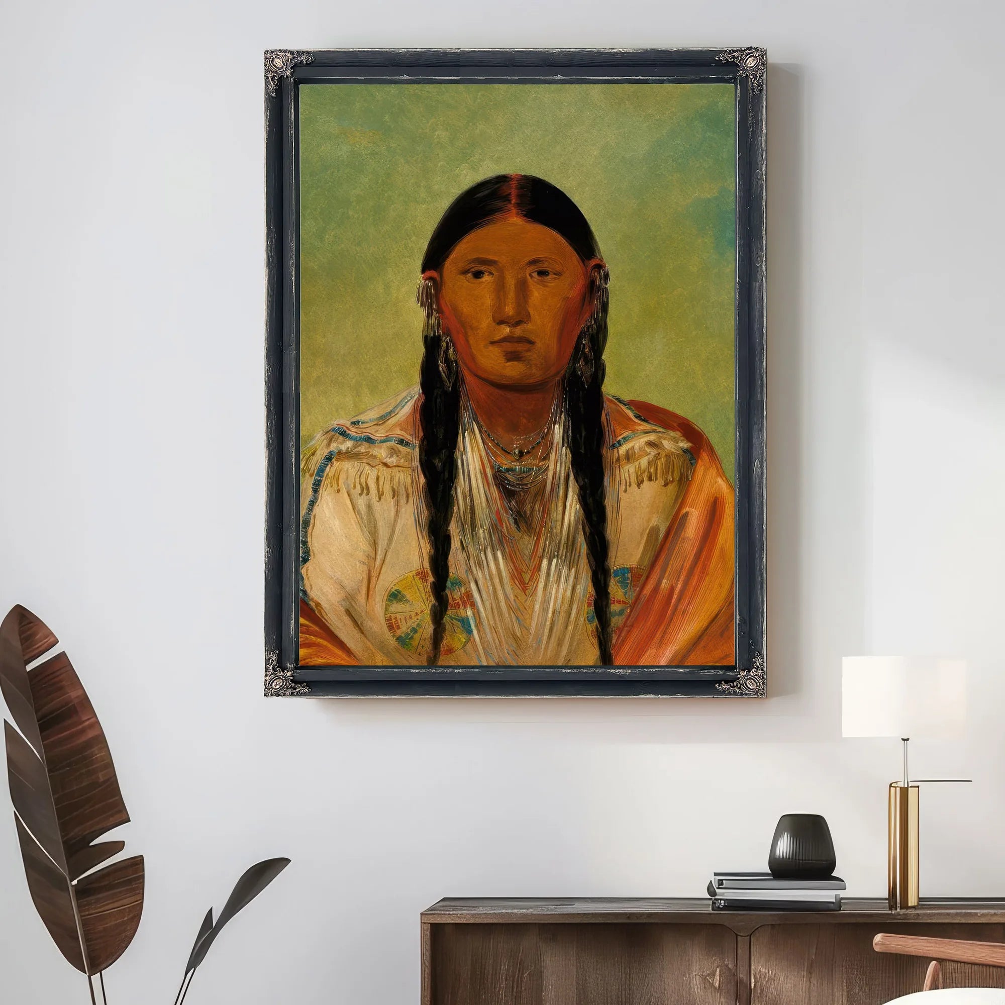 Ru Ton Wee Me, Pigeon On The Wing By George Catlin Fine Art Print