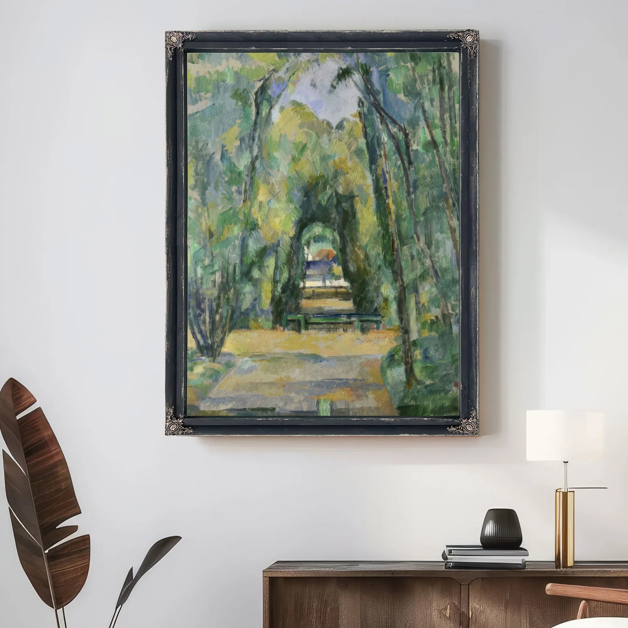 Avenue At Chantilly By Paul Cezanne Fine Art Print