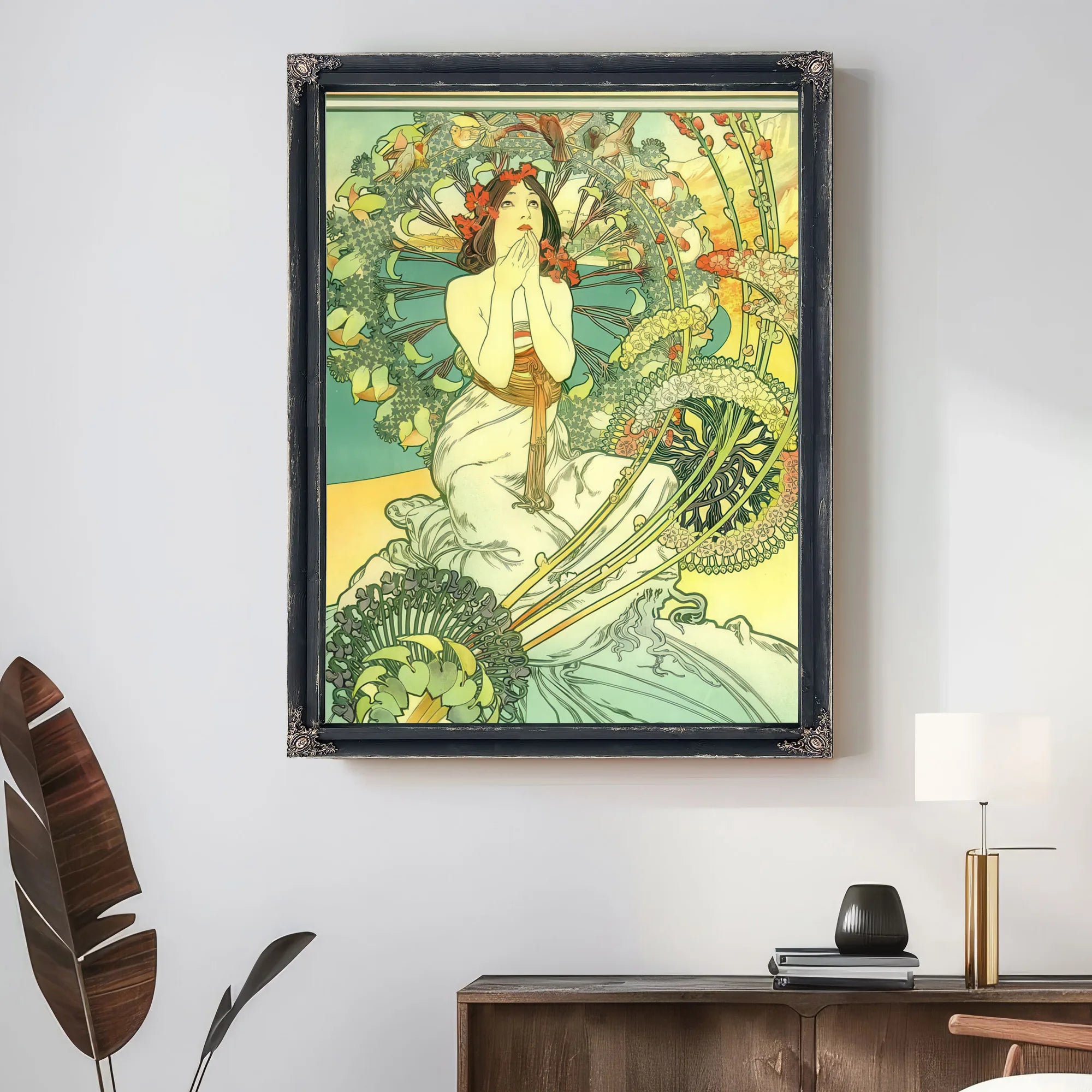 Monaco Monte Carlo By Alphonse Mucha Fine Art Print