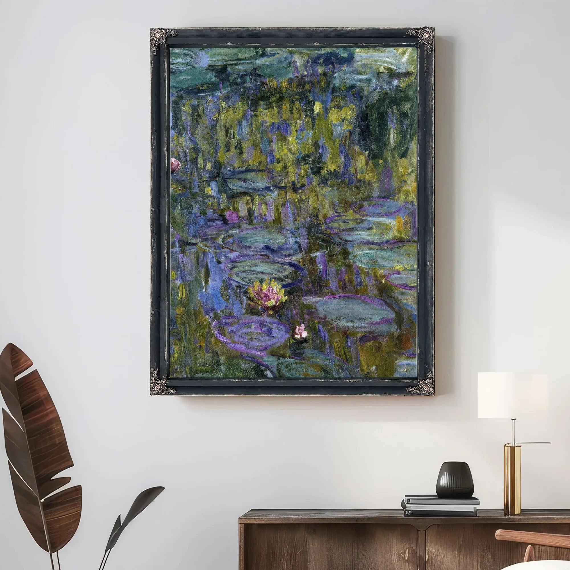 Water Lilies 1 By Claude Monet Fine Art Print