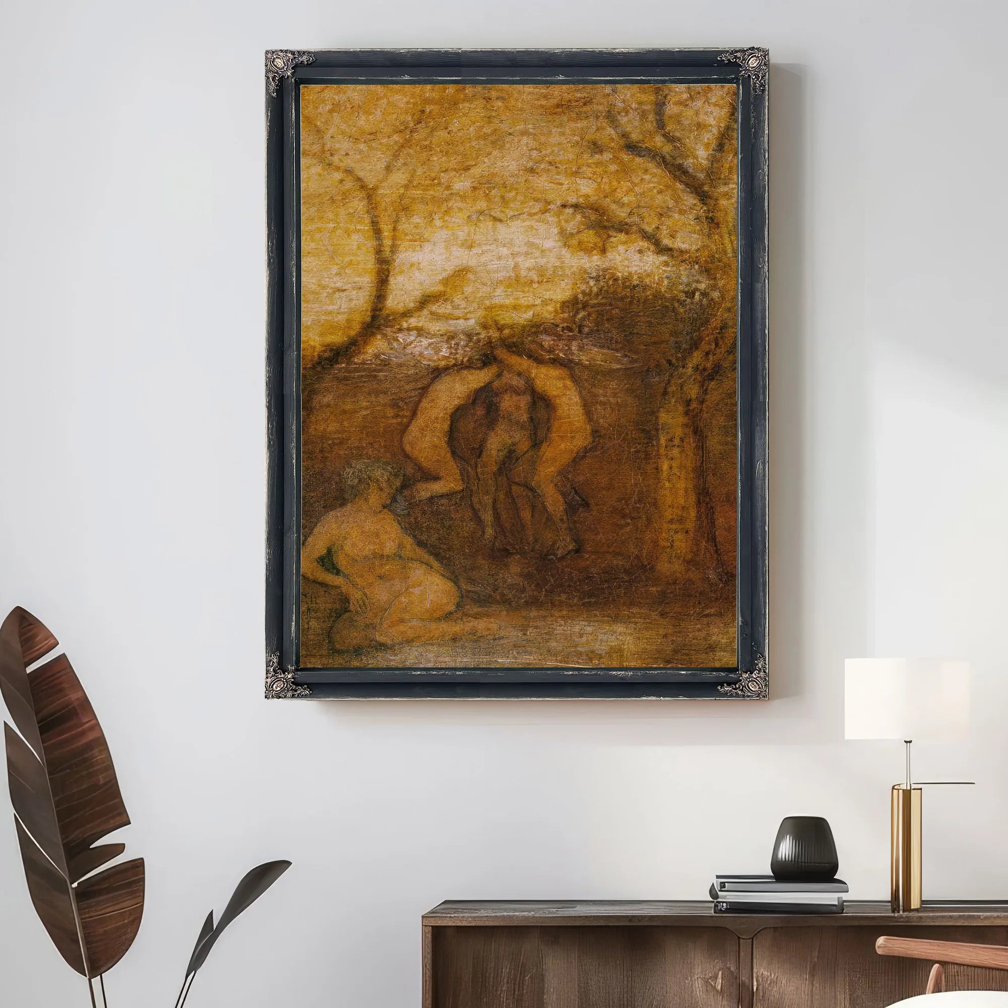 Dancing Dryads By Albert Pinkhamryder Fine Art Print