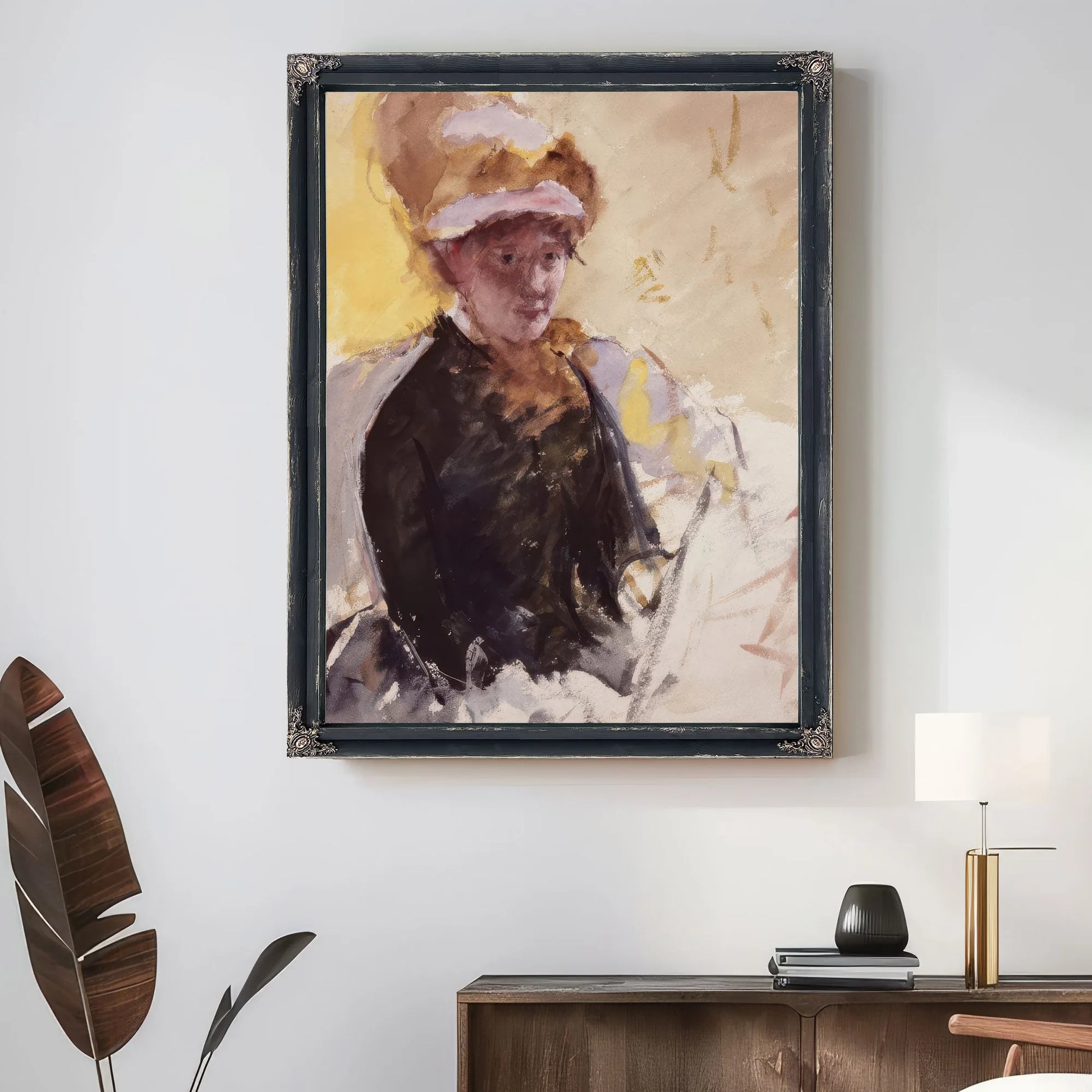 Self Portrait By Mary Cassatt Fine Art Print