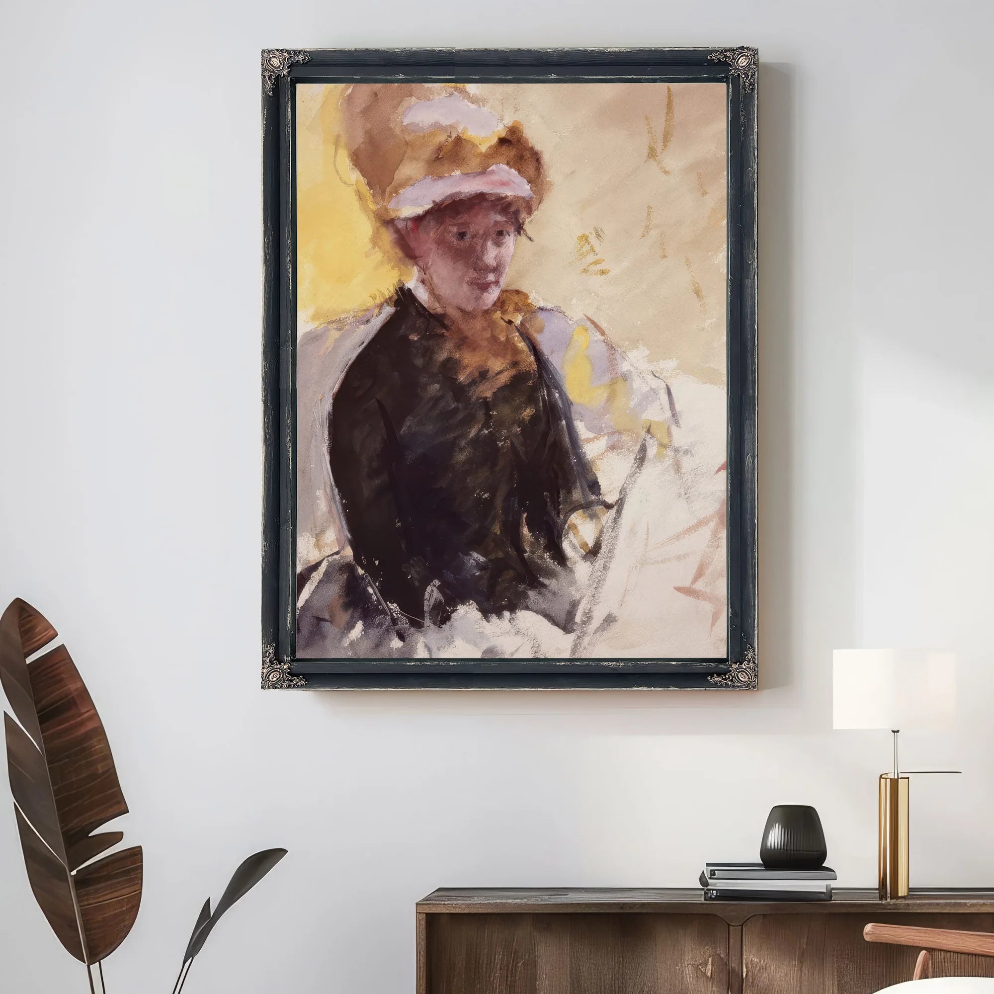 Self Portrait By Mary Cassatt Fine Art Print