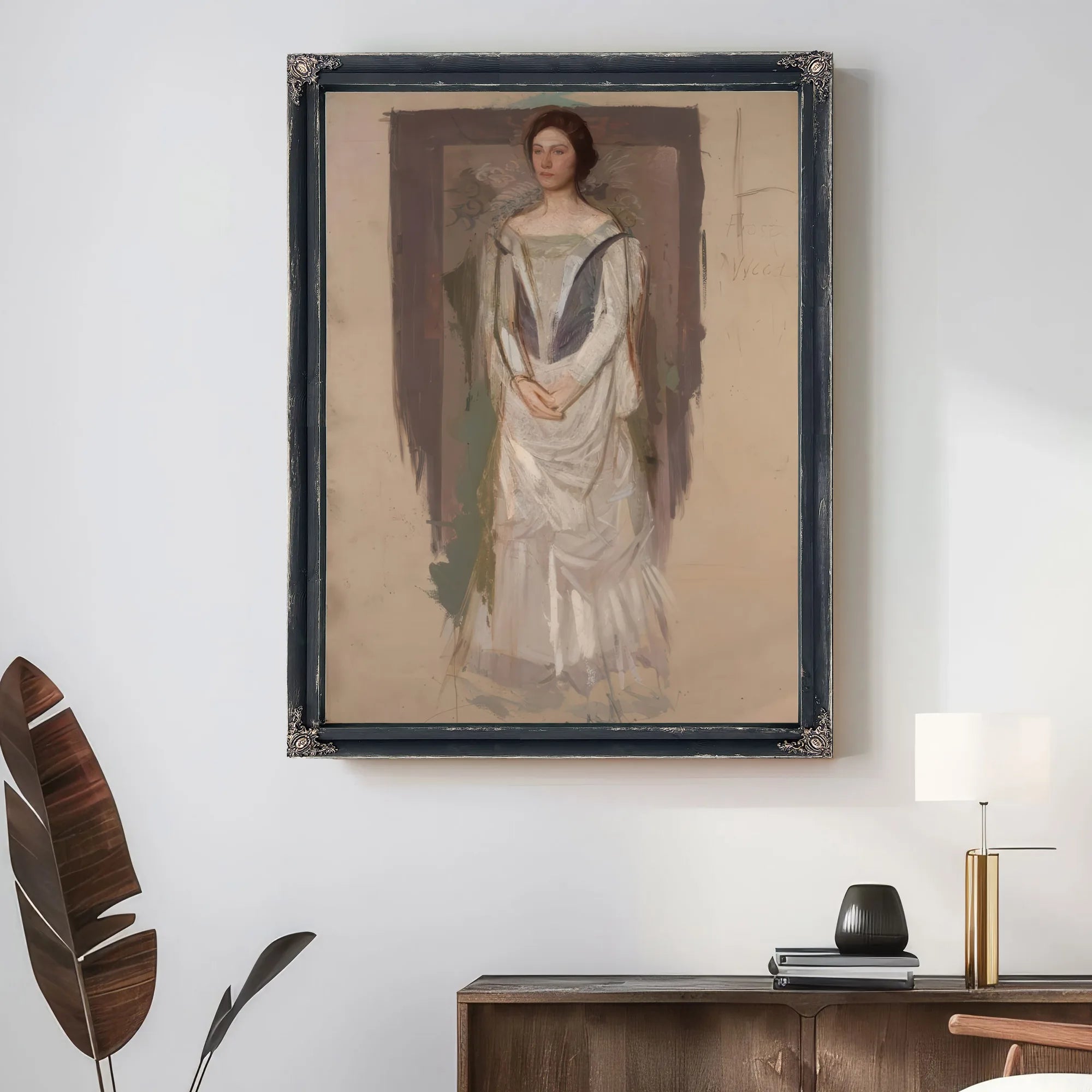 Standing Woman By Abbott Handerson Thayer Fine Art Print