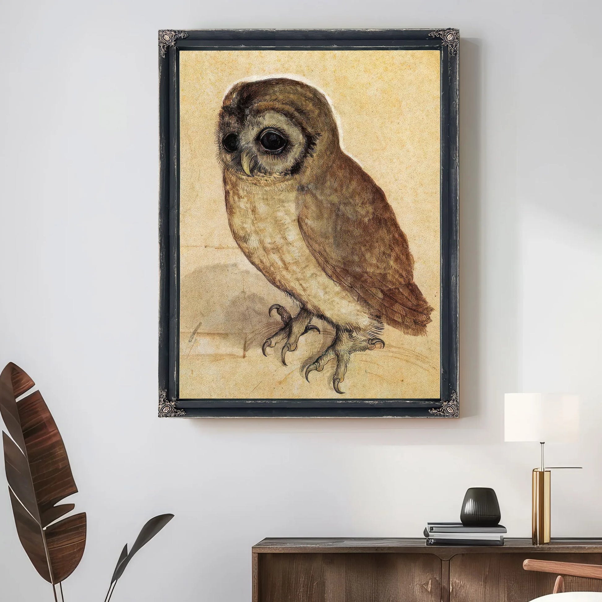 The Little Owl 1506 By Albrecht Durer Fine Art Print