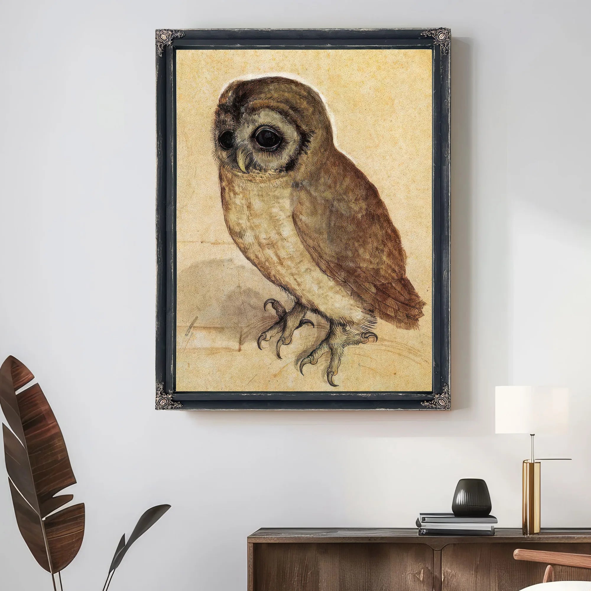 The Little Owl 1506 By Albrecht Durer Fine Art Print