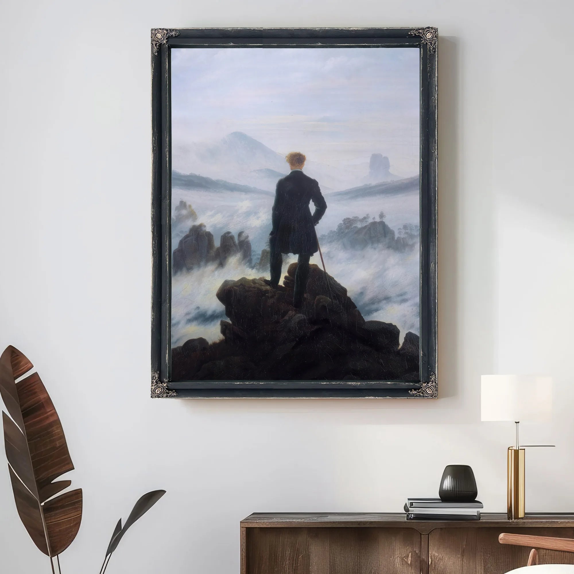 The Wanderer Above The Sea Of Fog 1818 By Caspar David Friedrich Fine Art Print