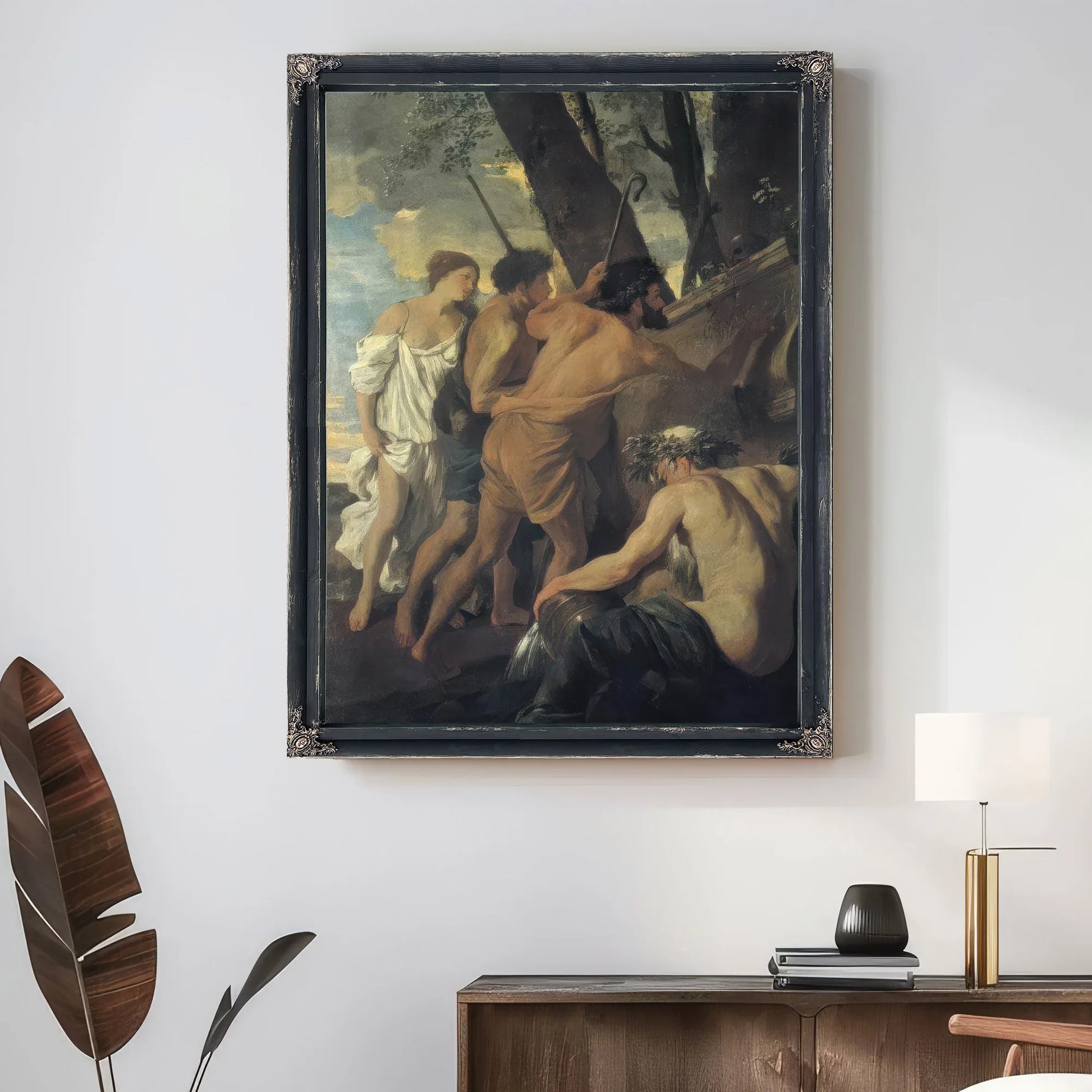 Et In Arcadio Ego (Arcadian Sheperds) I By Nicholas Poussin Fine Art Print