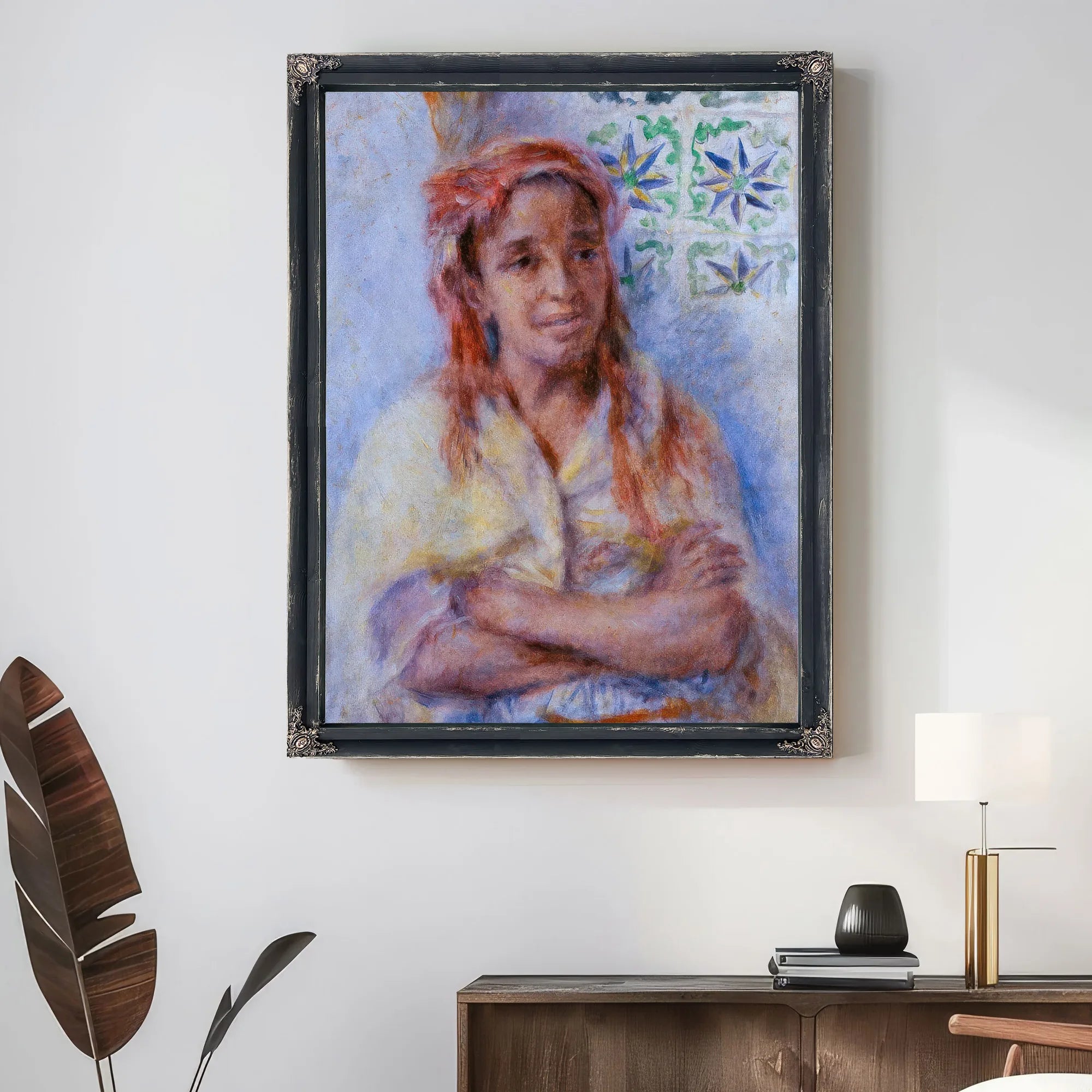 Old Arab Woman By Pierre August Renoir Fine Art Print