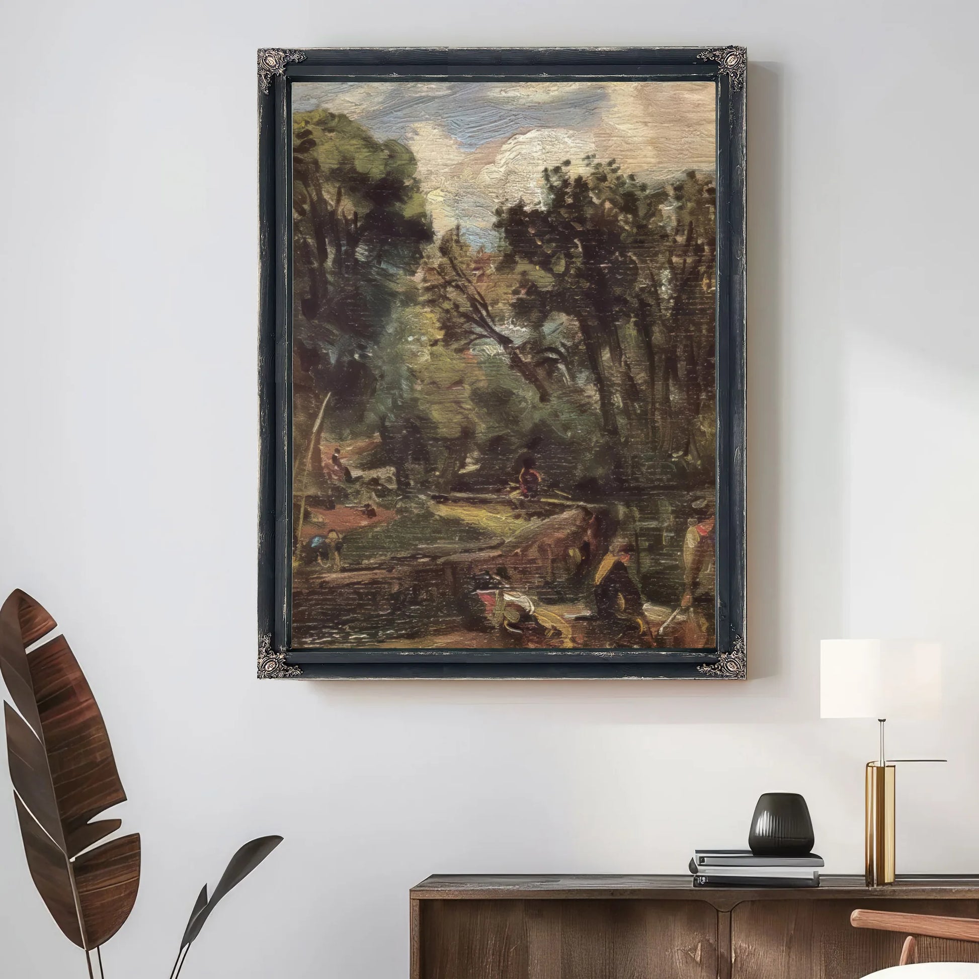 Study For Stratford Mill By John Constable Fine Art Print