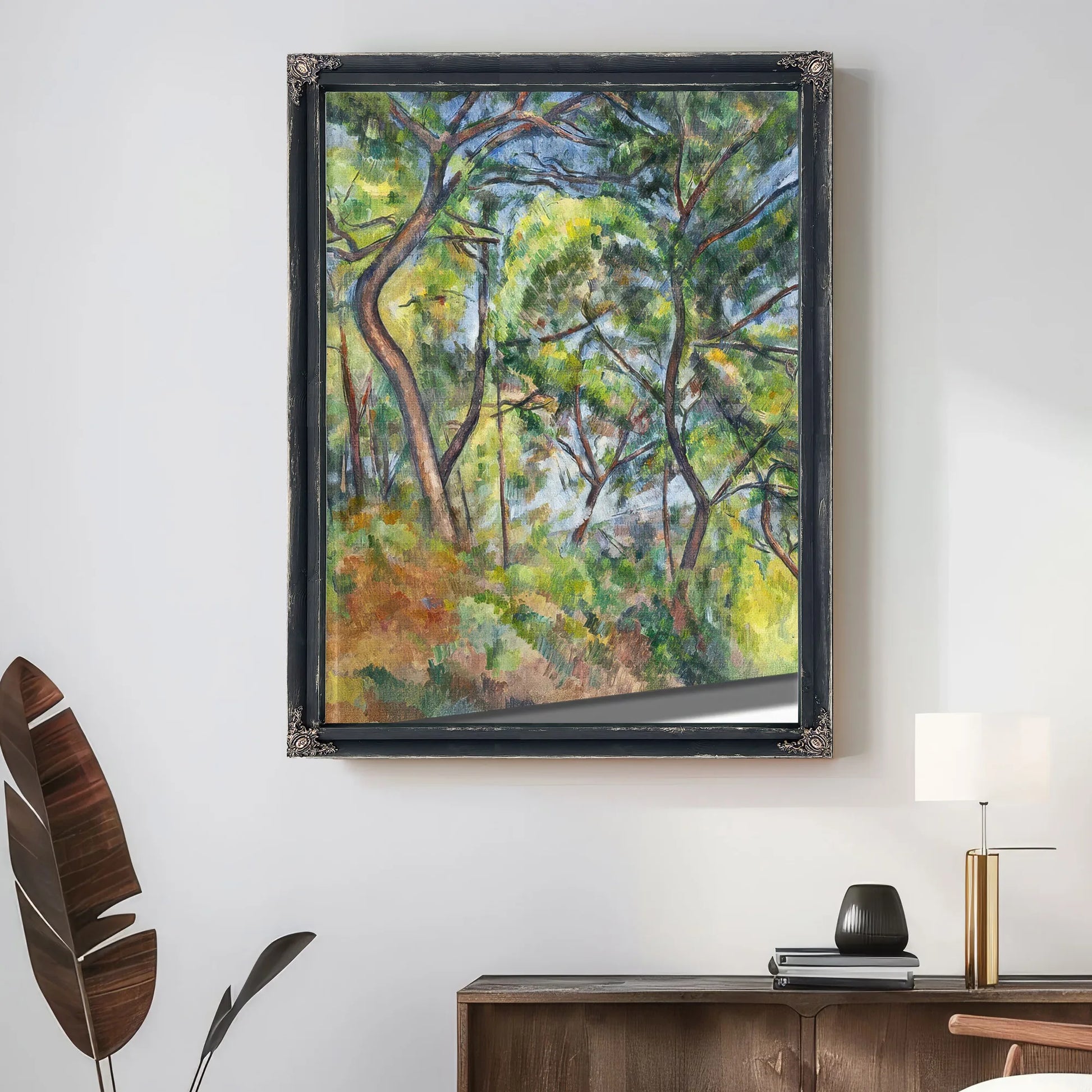 Sous Bois By Paul Cezanne Fine Art Print