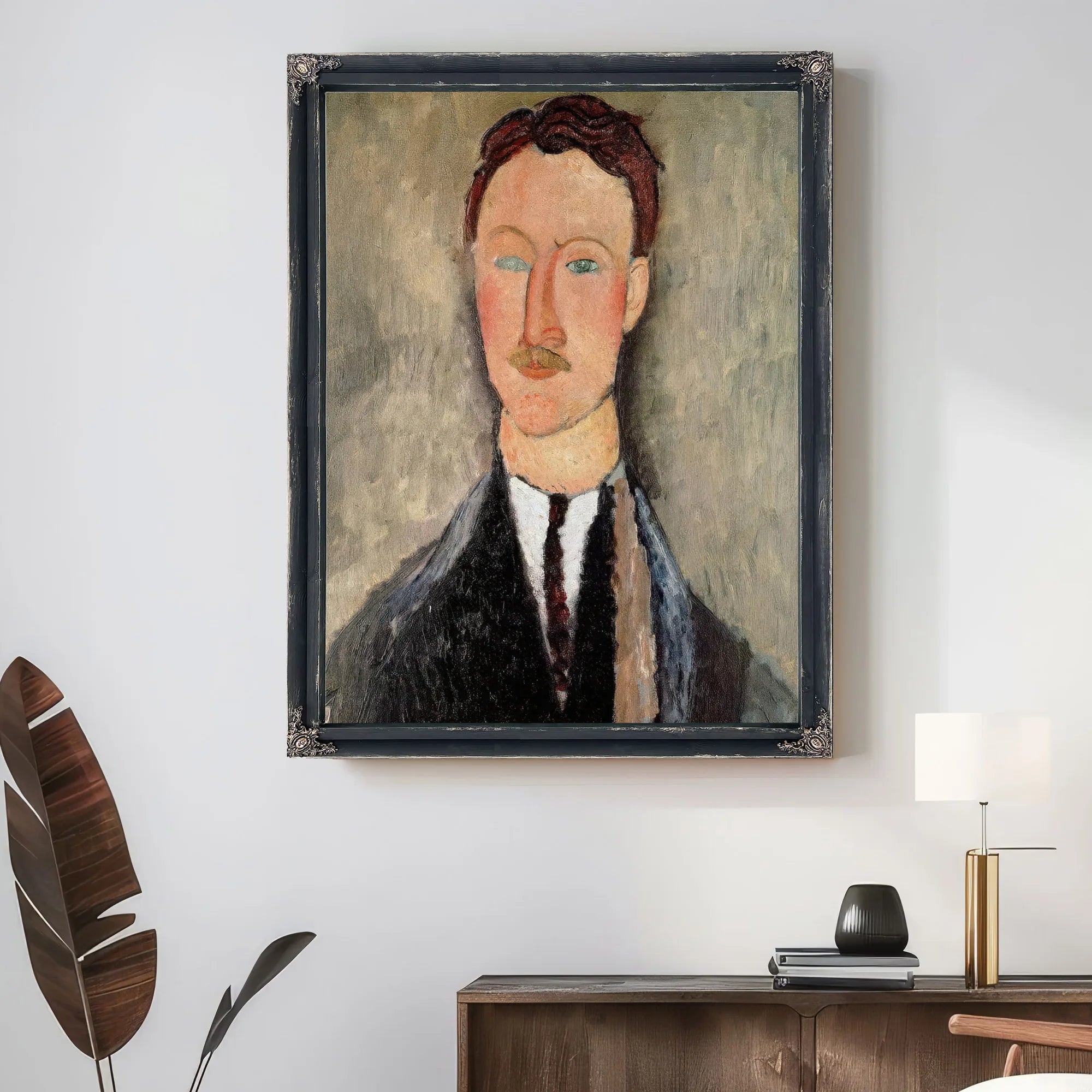 Portrait Of Leopold Survage (1879 1968) By Amedeo Modigliani Fine Art Print