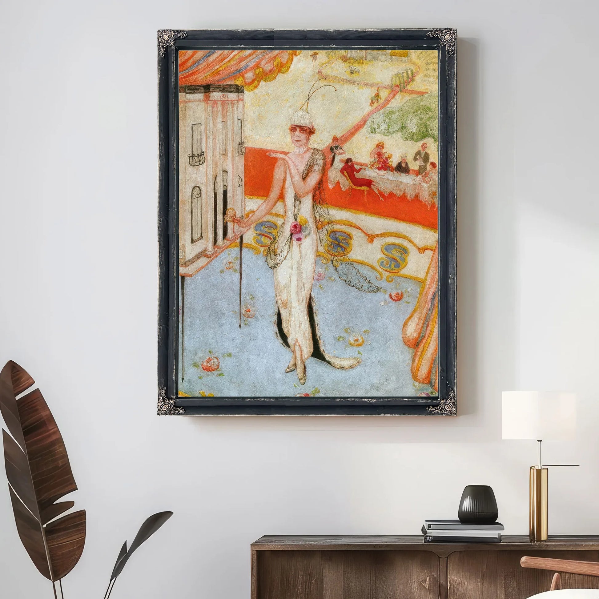 Portrait Of My Sister By Florine Stettheimer Fine Art Print