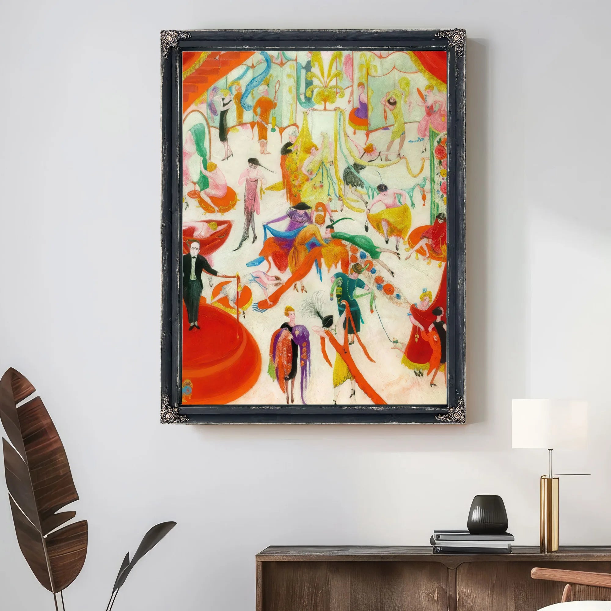 Spring Sale At Bendels By Florine Stettheimer Fine Art Print