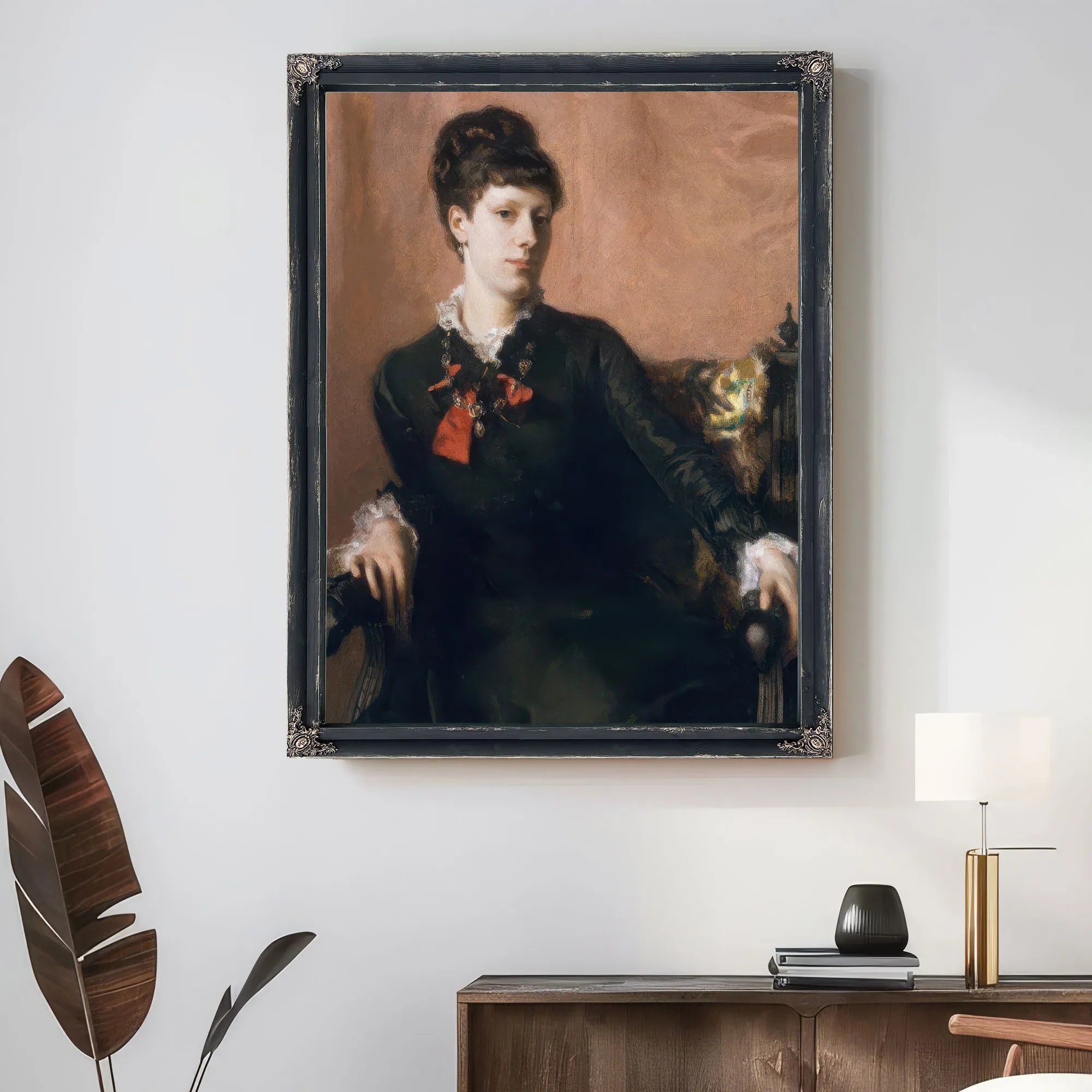 Portrait Of Frances Sherborne Ridley Watts By John Singer Sargent Fine Art Print