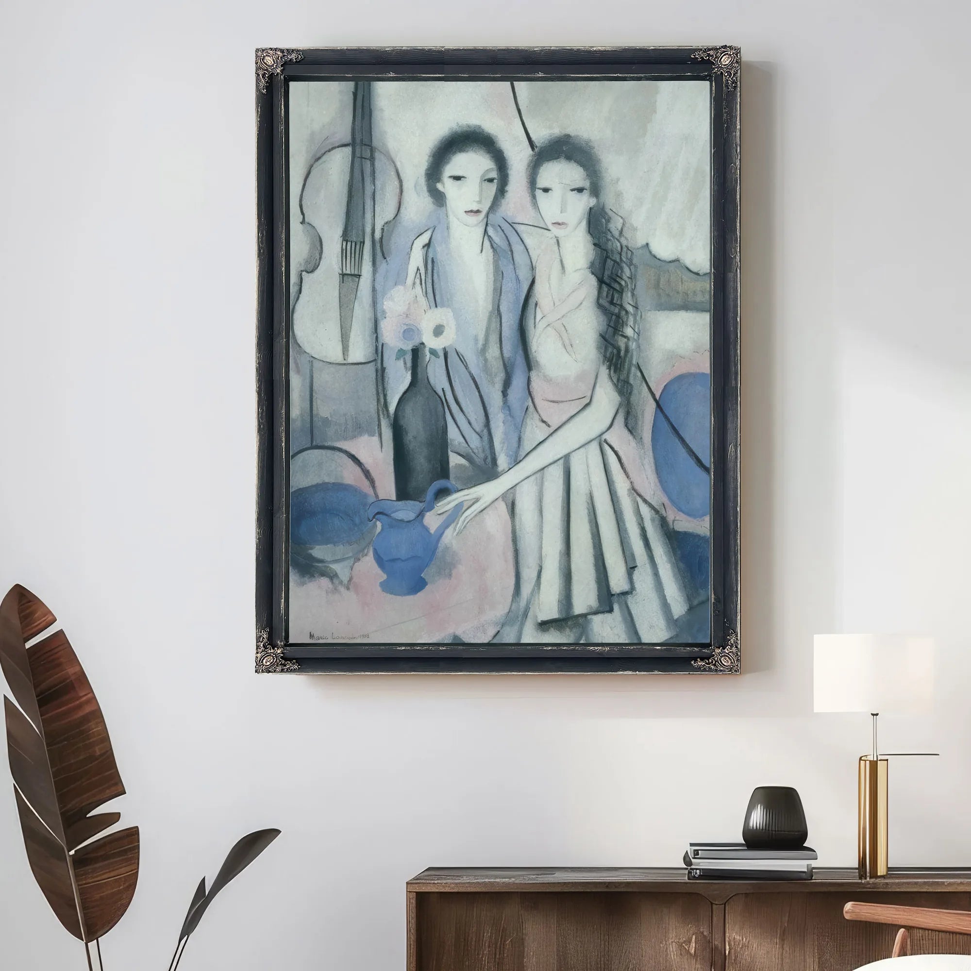 Two Sisters With A Cello 1914 By Marie Laurencin Fine Art Print