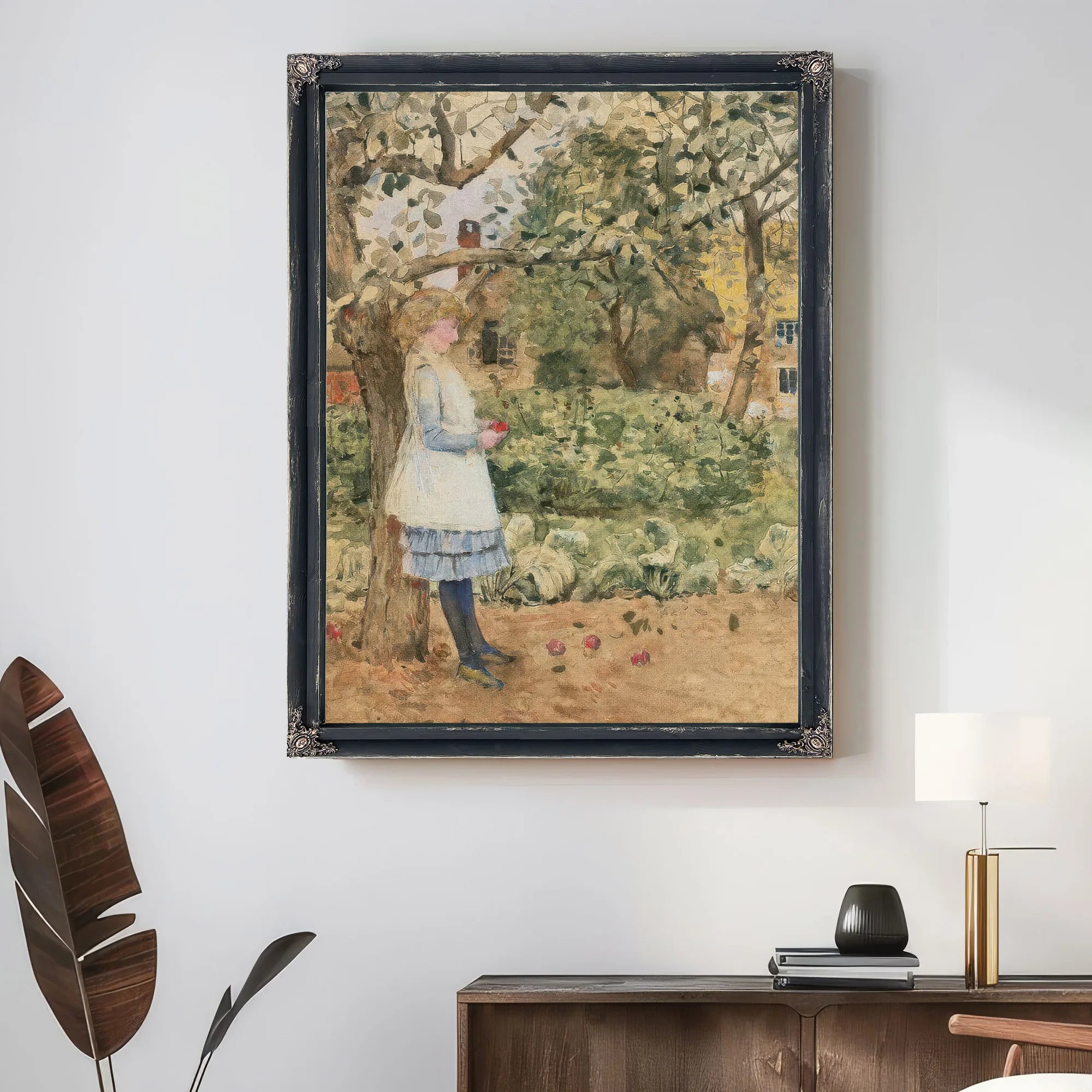The Little Philosopher By Childe Hassam Fine Art Print