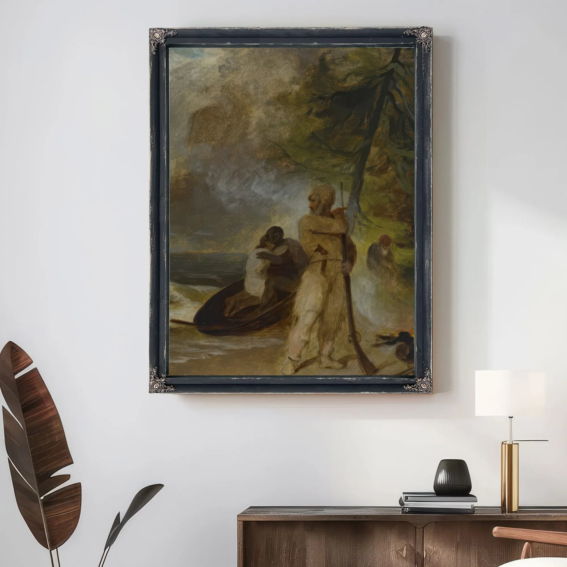 Friday's Father Rescued By Thomas Sully Fine Art Print