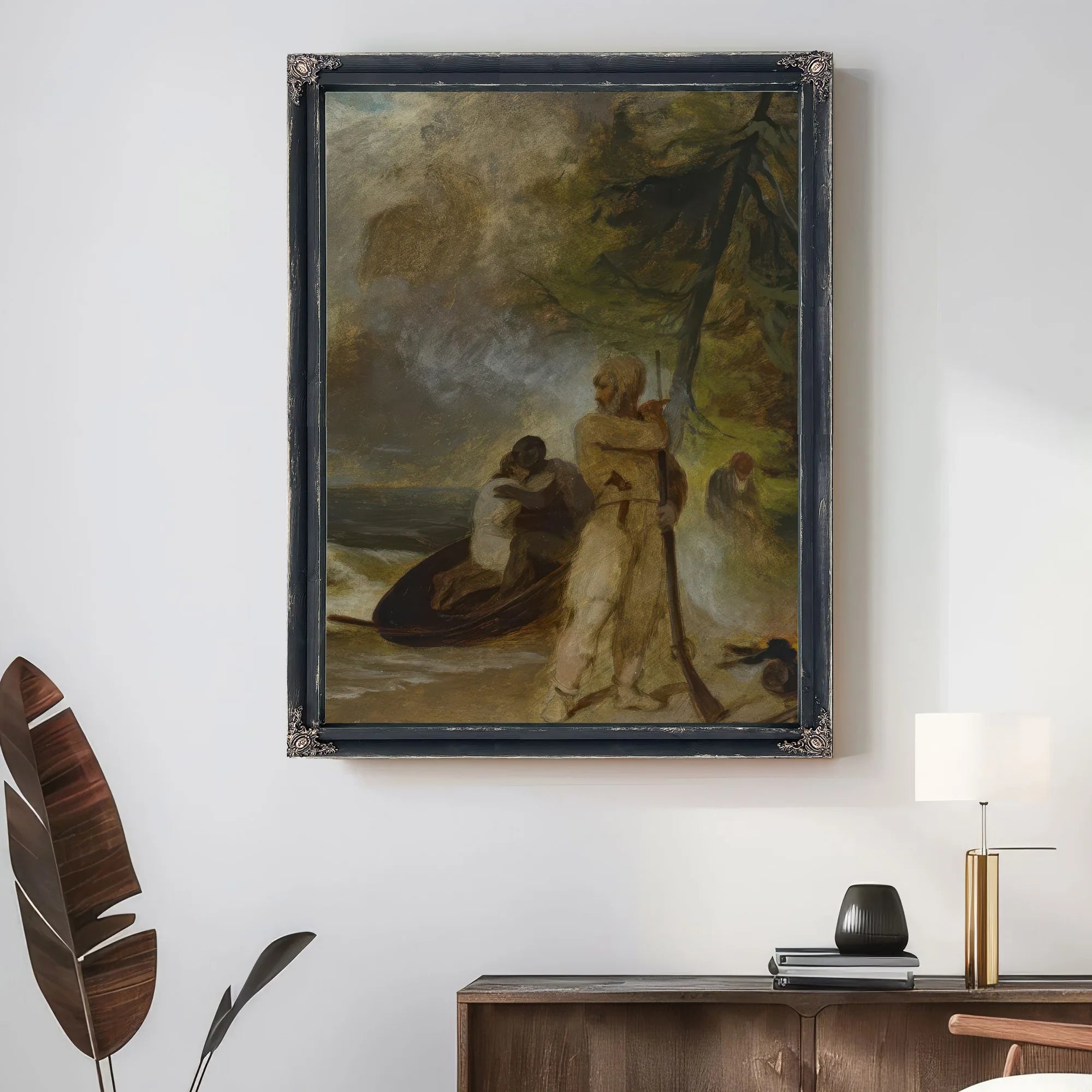 Friday's Father Rescued By Thomas Sully Fine Art Print