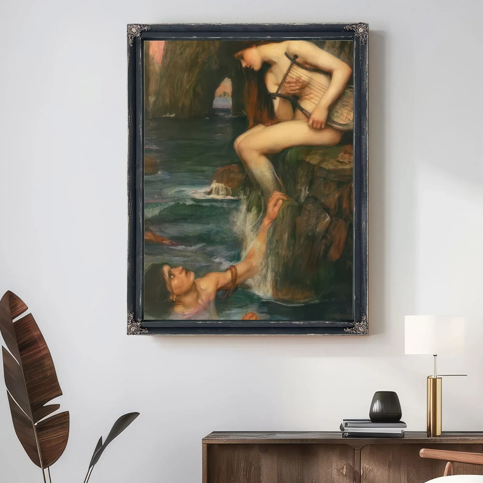 The Siren By John Waterhouse Fine Art Print