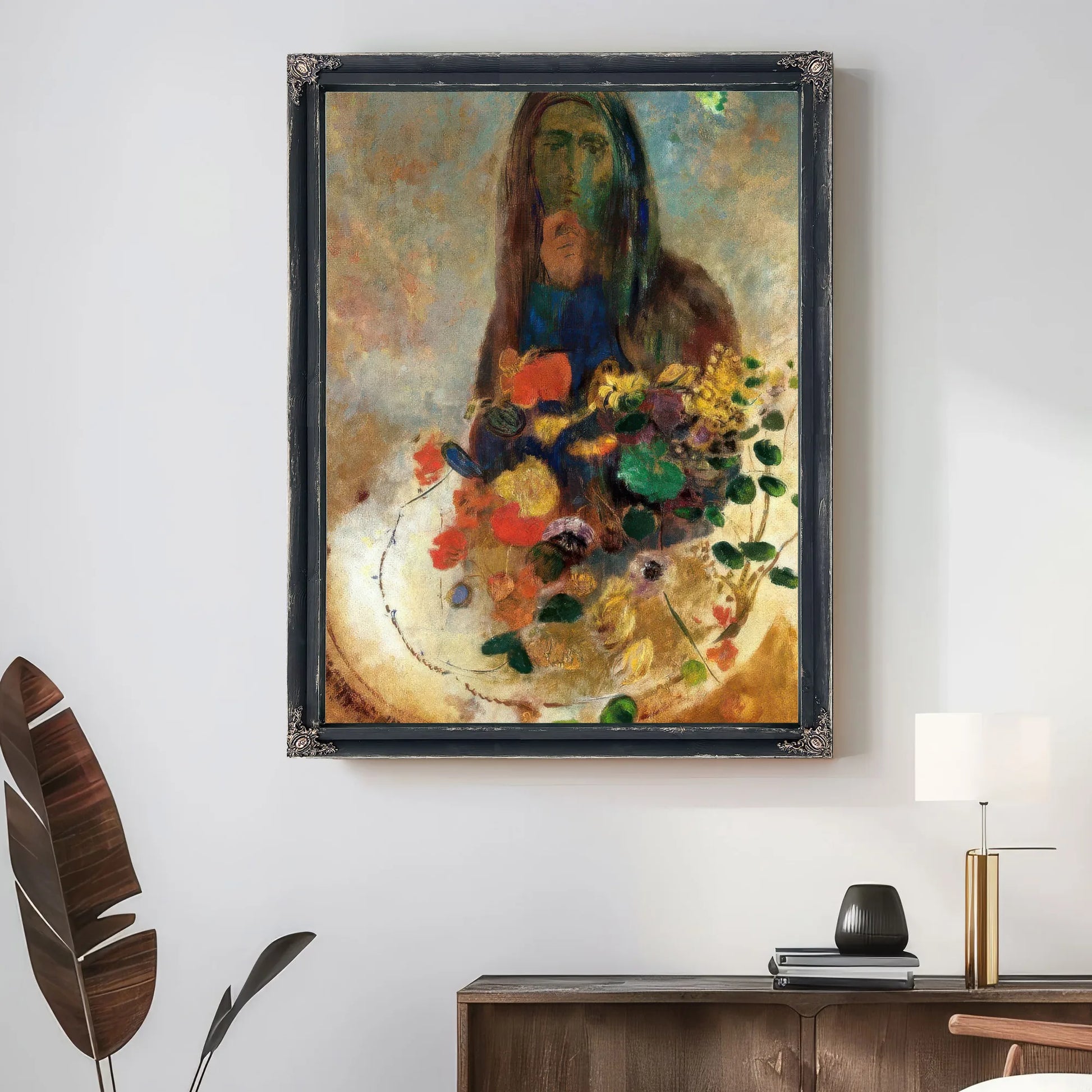 Mystery By Redon, Odilon Fine Art Print