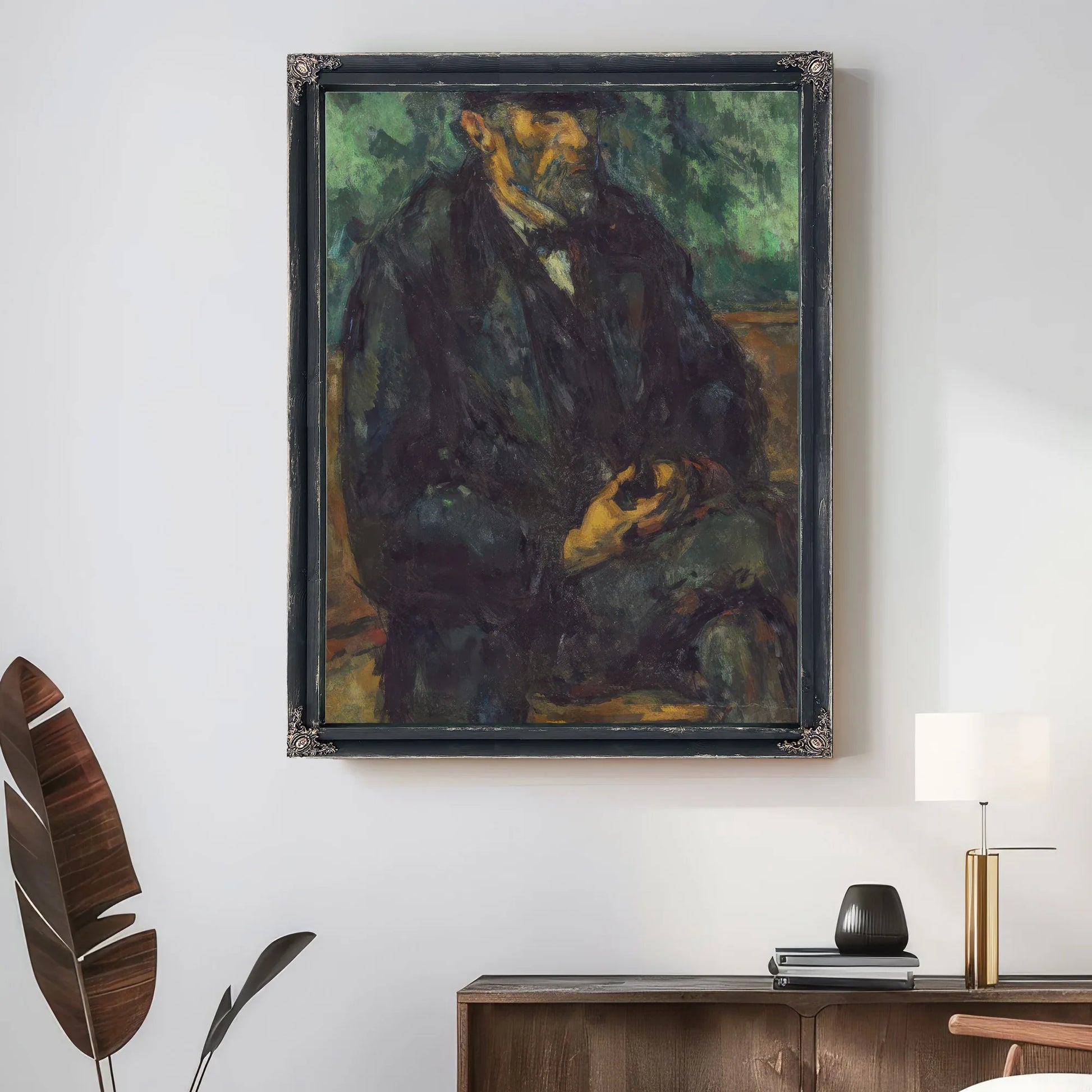 The Gardener Vallier By Paul Cezanne Fine Art Print
