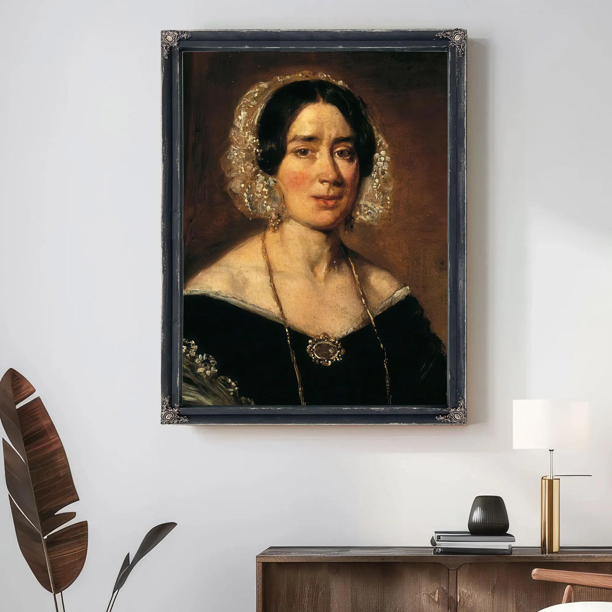 Portrait Of An Unknown Woman By William Etty Fine Art Print