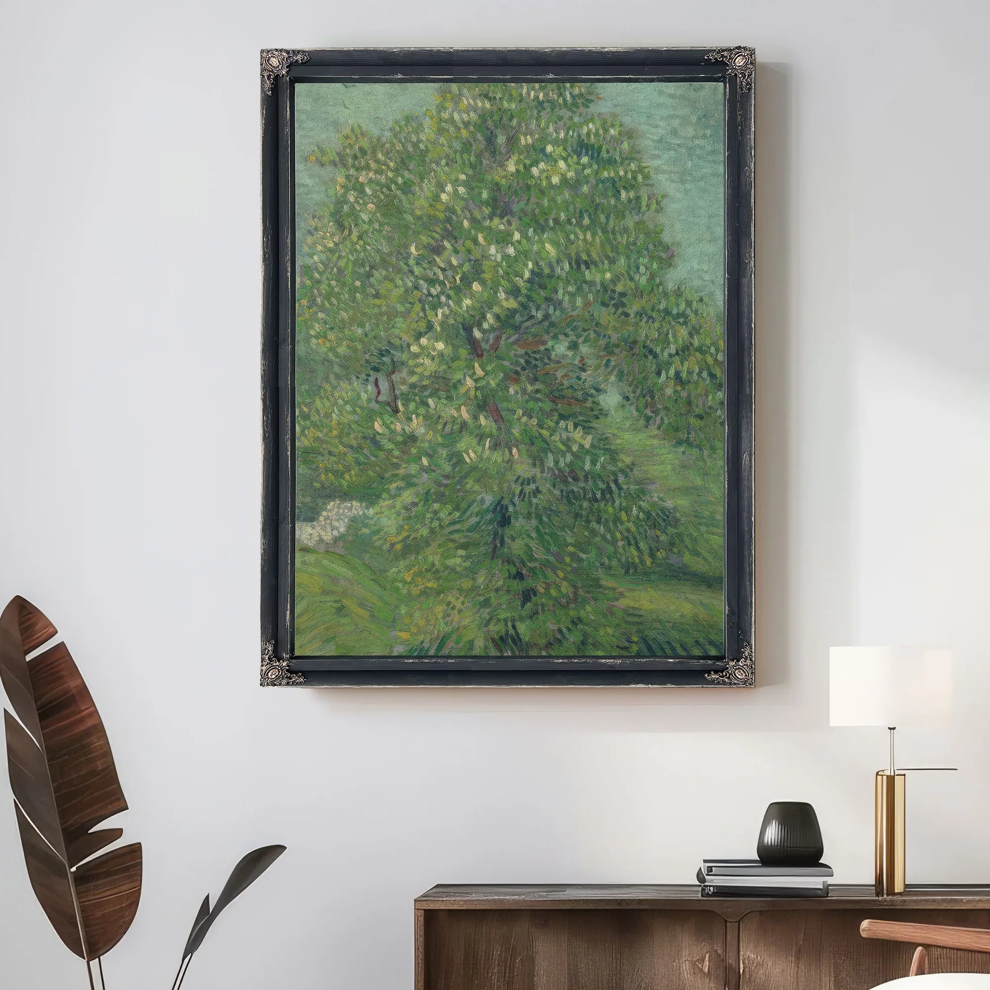 Horse Chestnut Tree In Blossom By Vincent Van Gogh Fine Art Print