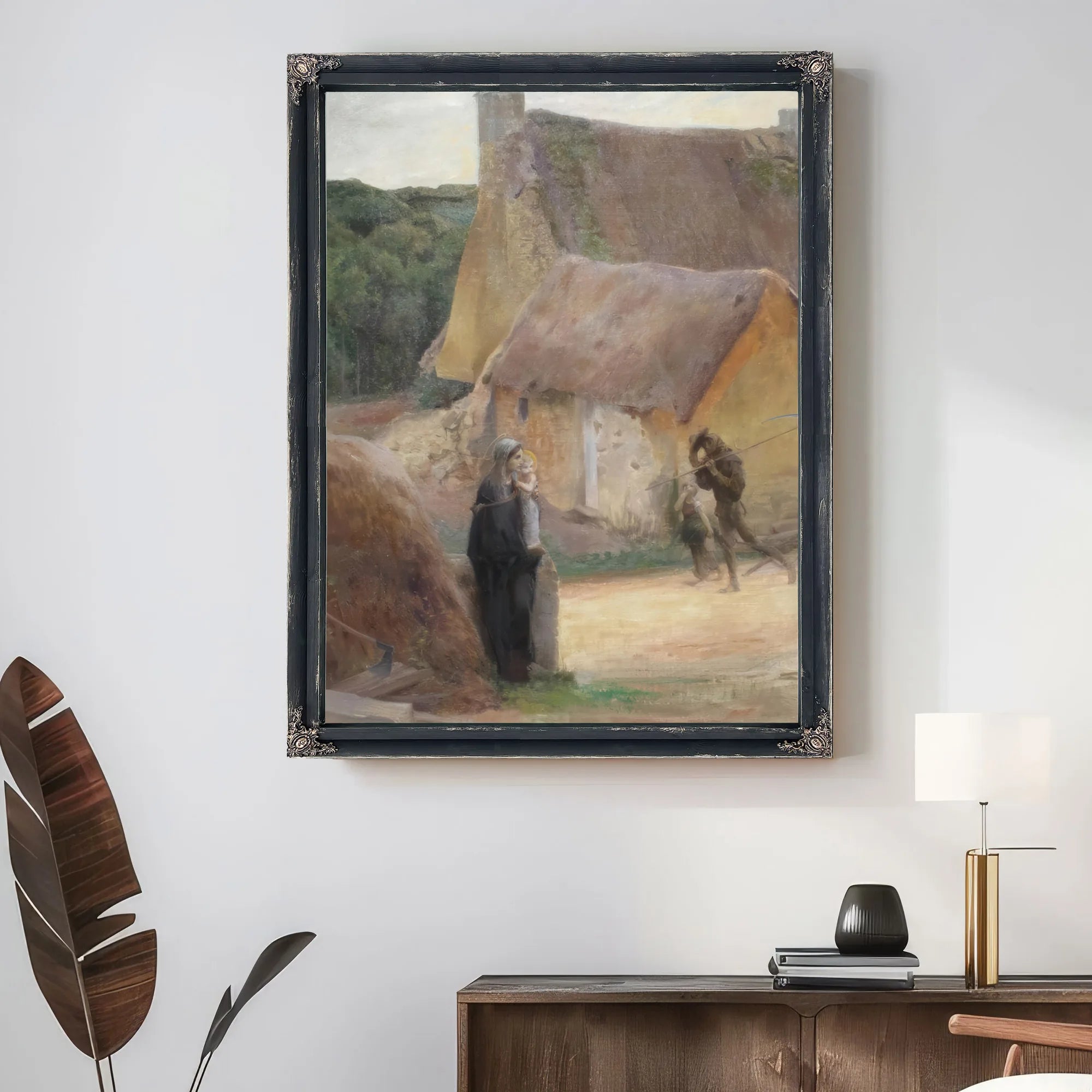 Hail Mary By Luc Olivier Merson Fine Art Print