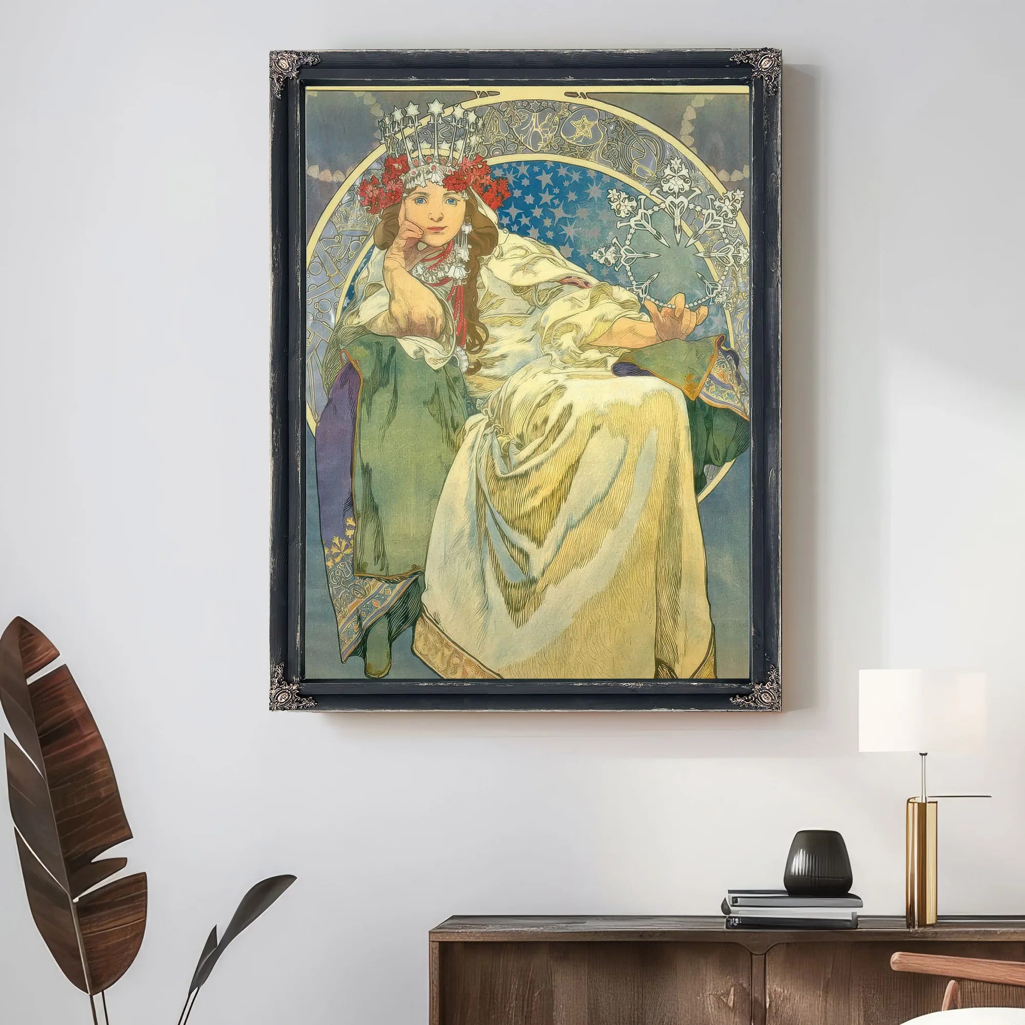 Princess Hyacinth By Alphonse Mucha Fine Art Print