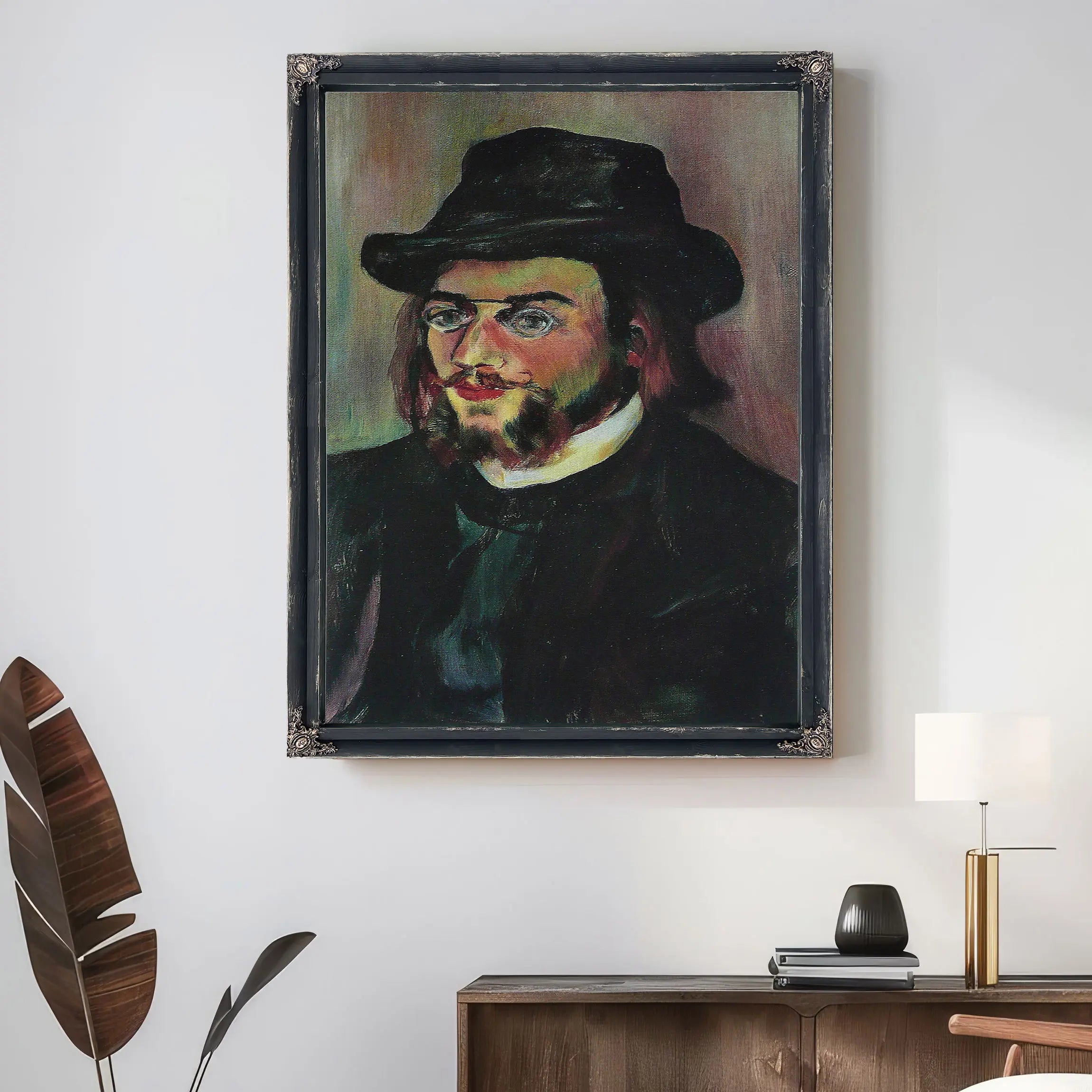 Portrait D Erik Satie by Suzanne Valadon