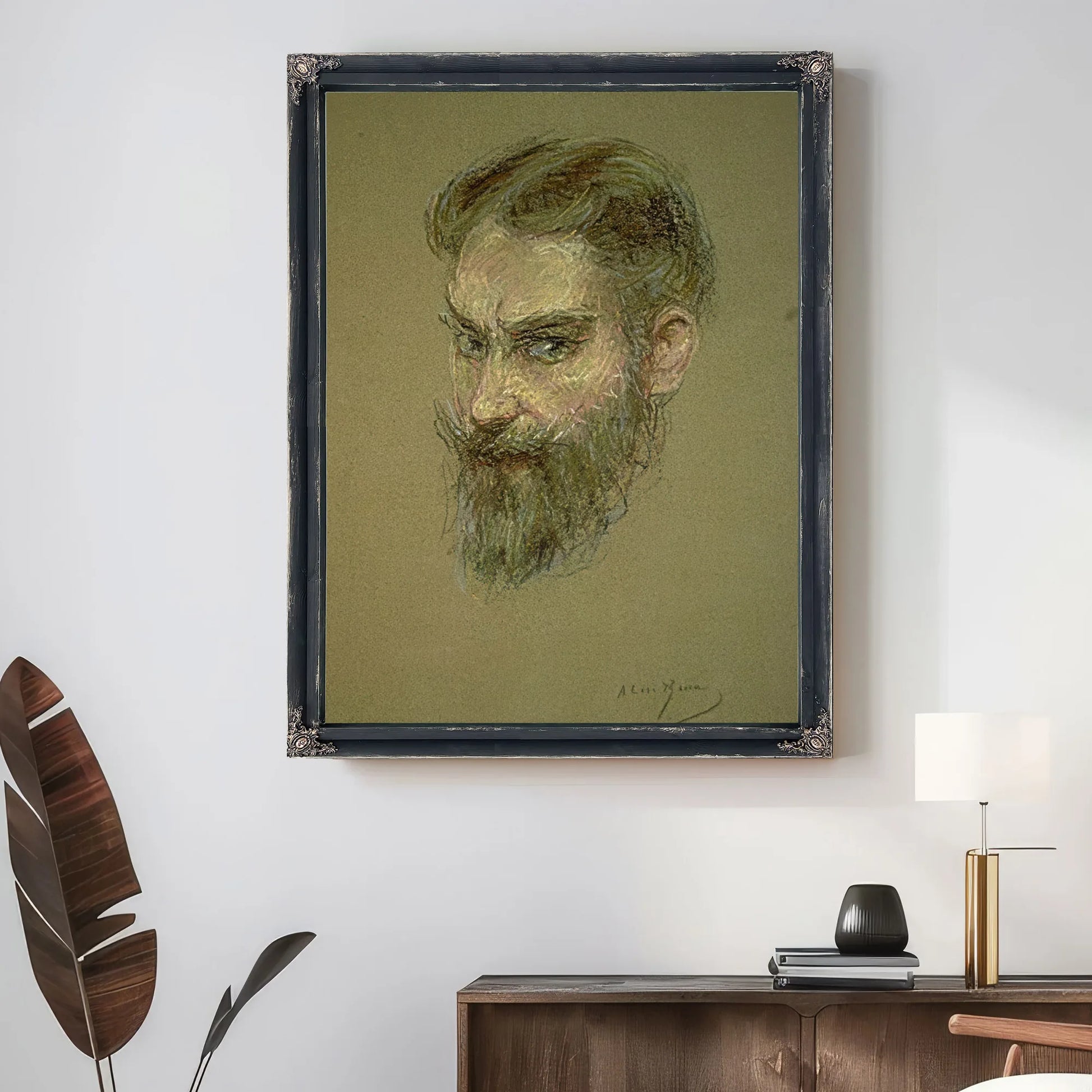 George Bernard Shaw By Alice Pike Barney Fine Art Print