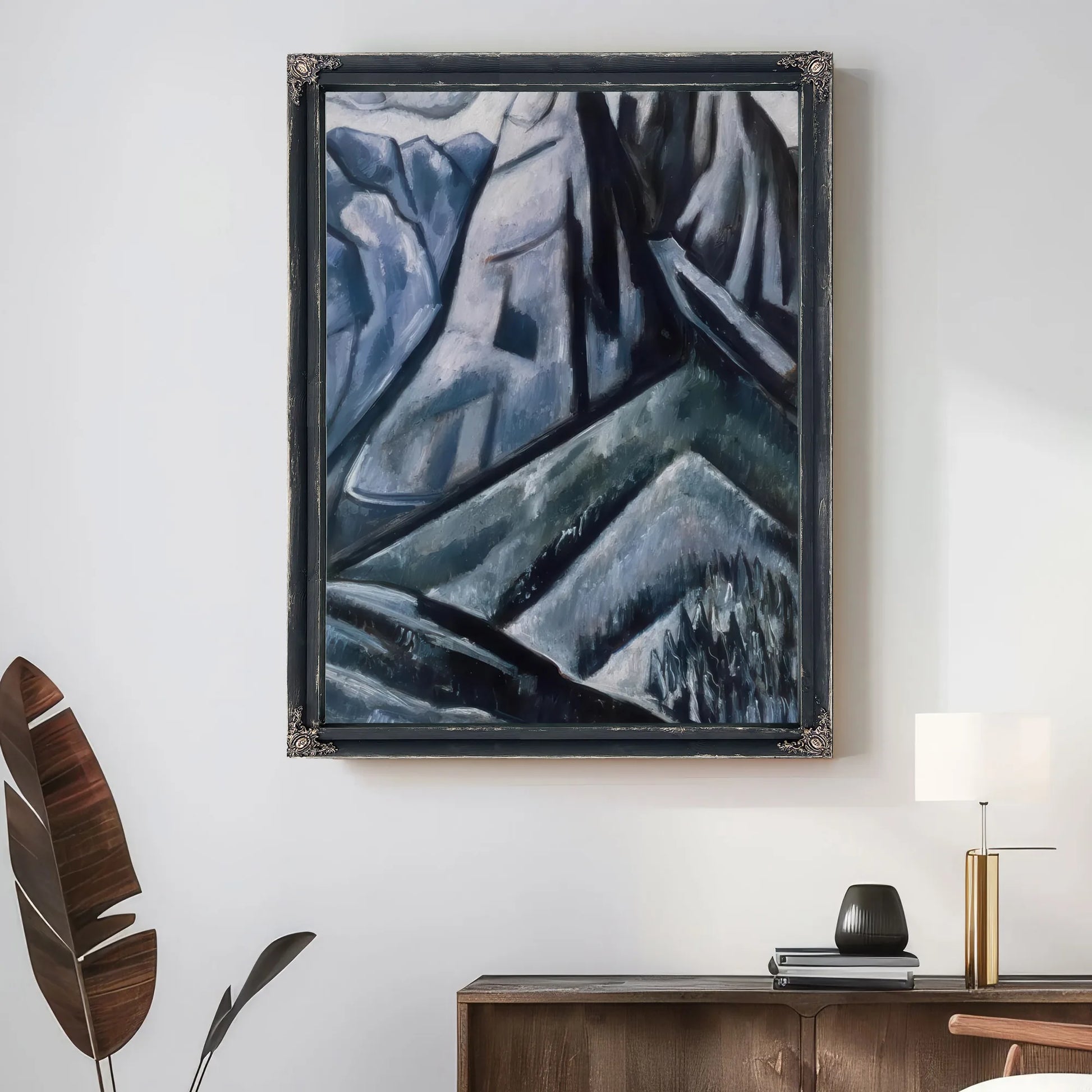 Waxenstein At Hamarsbach Garmicsch Bavaria By Marsden Hartley Fine Art Print