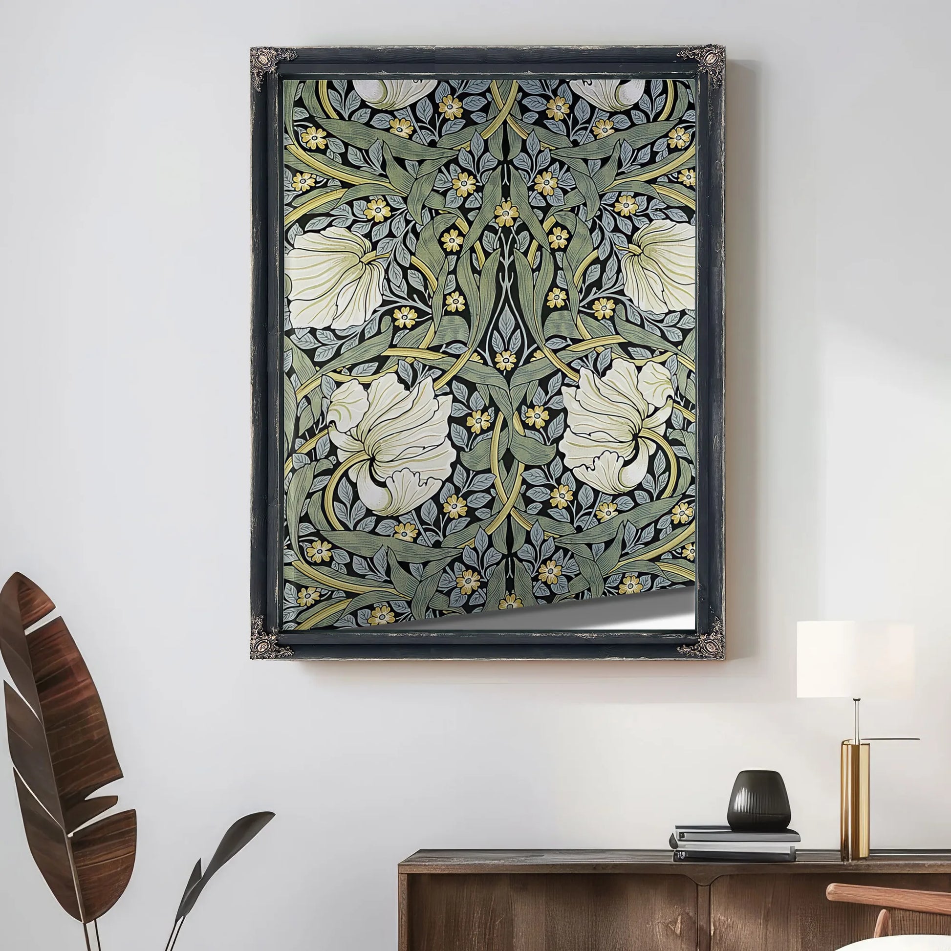 Pimpernel' Wallpaper Design By William Morris Fine Art Print