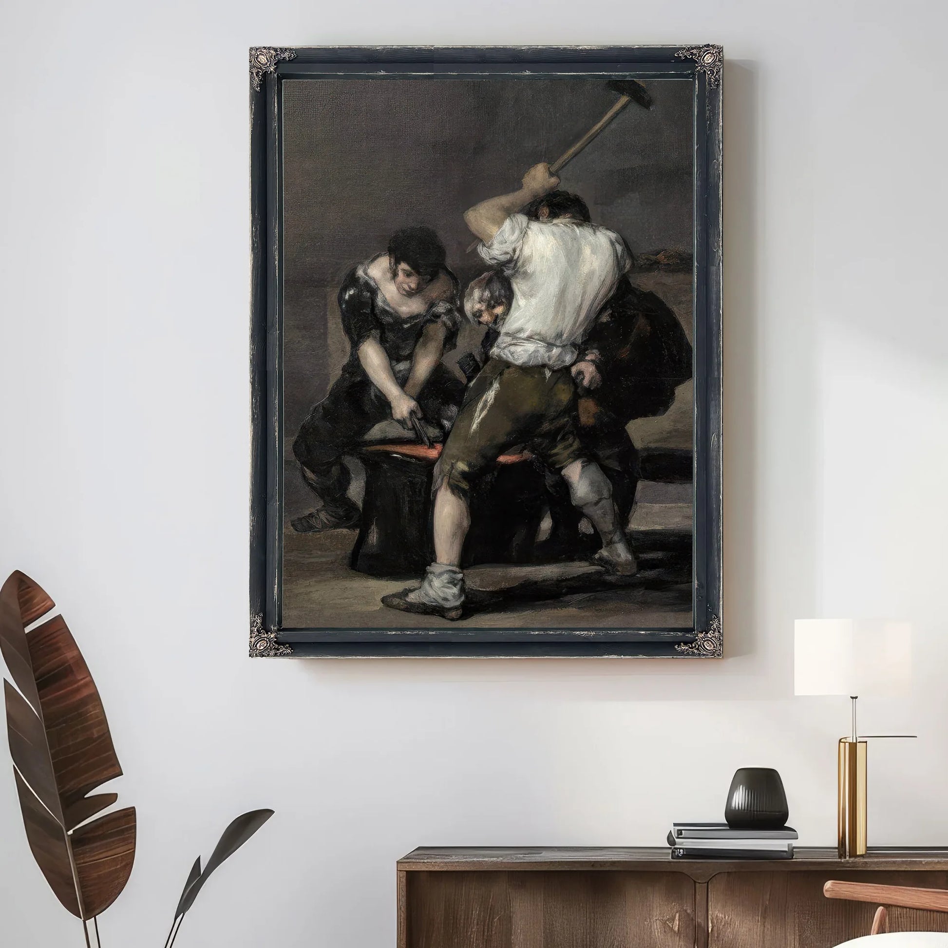 The Forge By Francisco De Goya Fine Art Print
