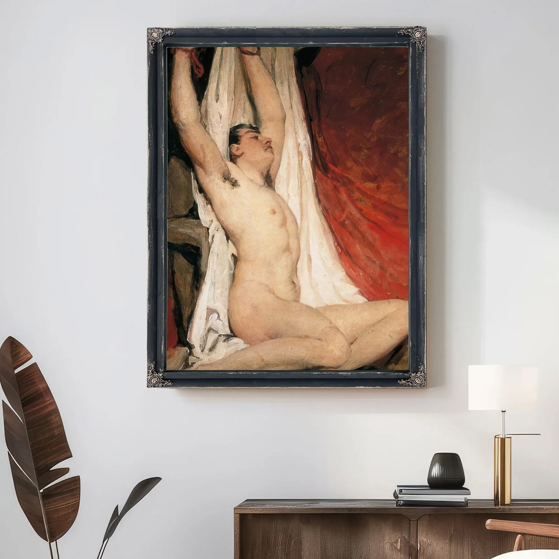 Male Nude by William Etty Fine Art Print
