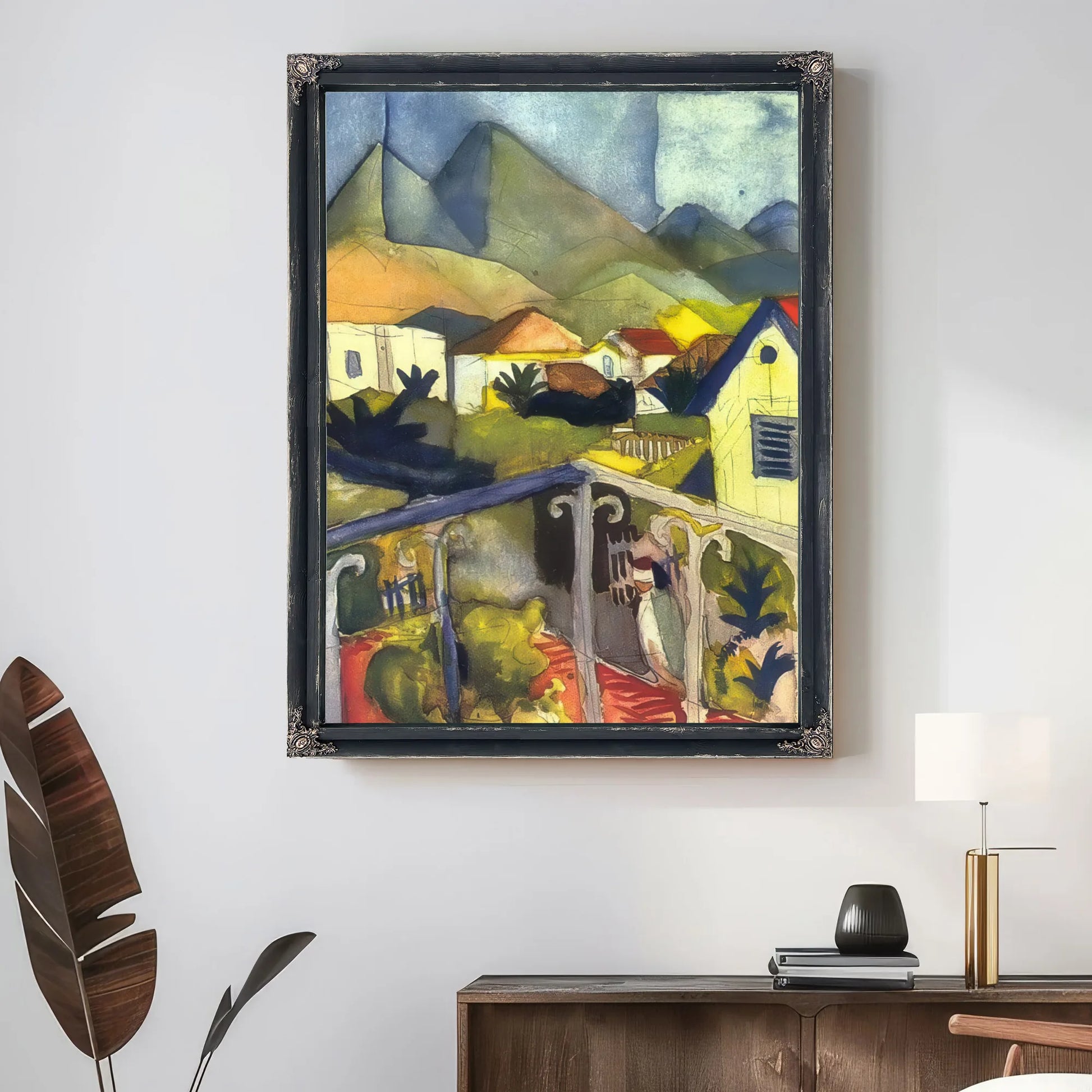 St Germain In Tunis By August Macke Fine Art Print