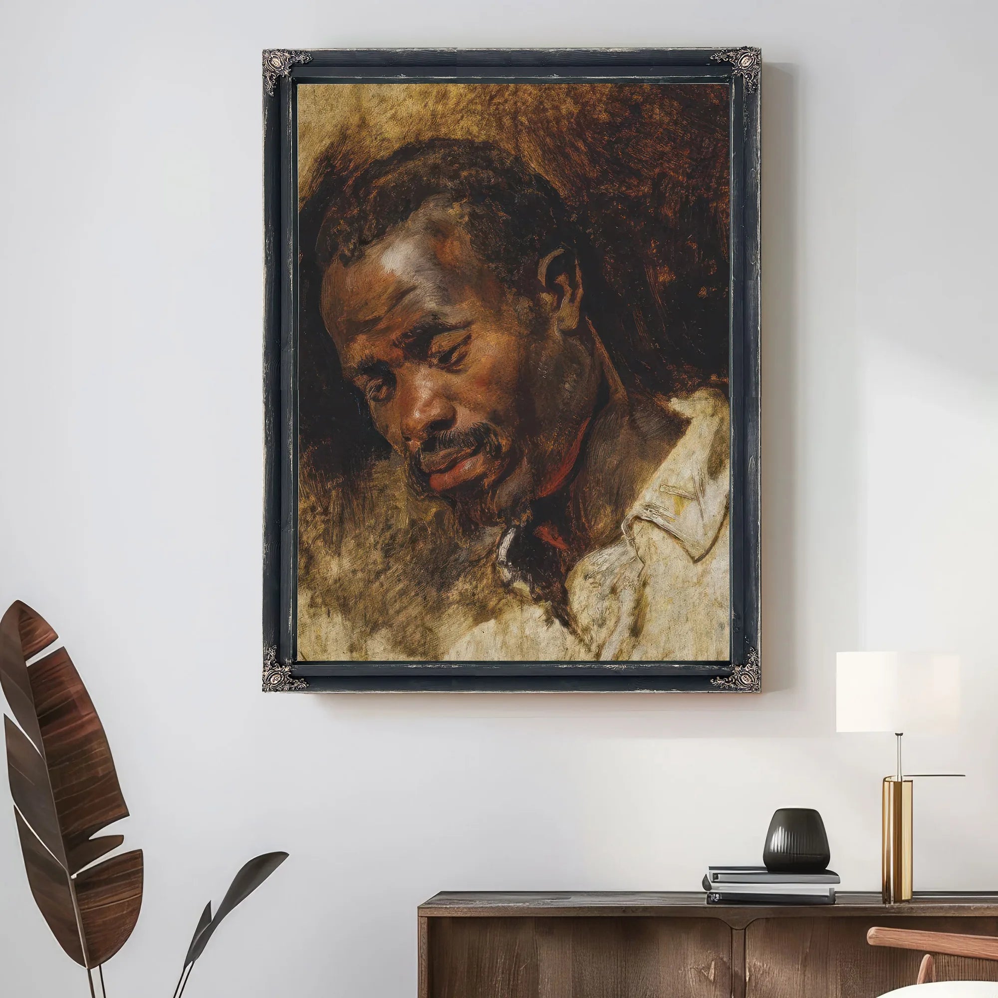 Head Of A Moor By Peter Paul Rubens Fine Art Print
