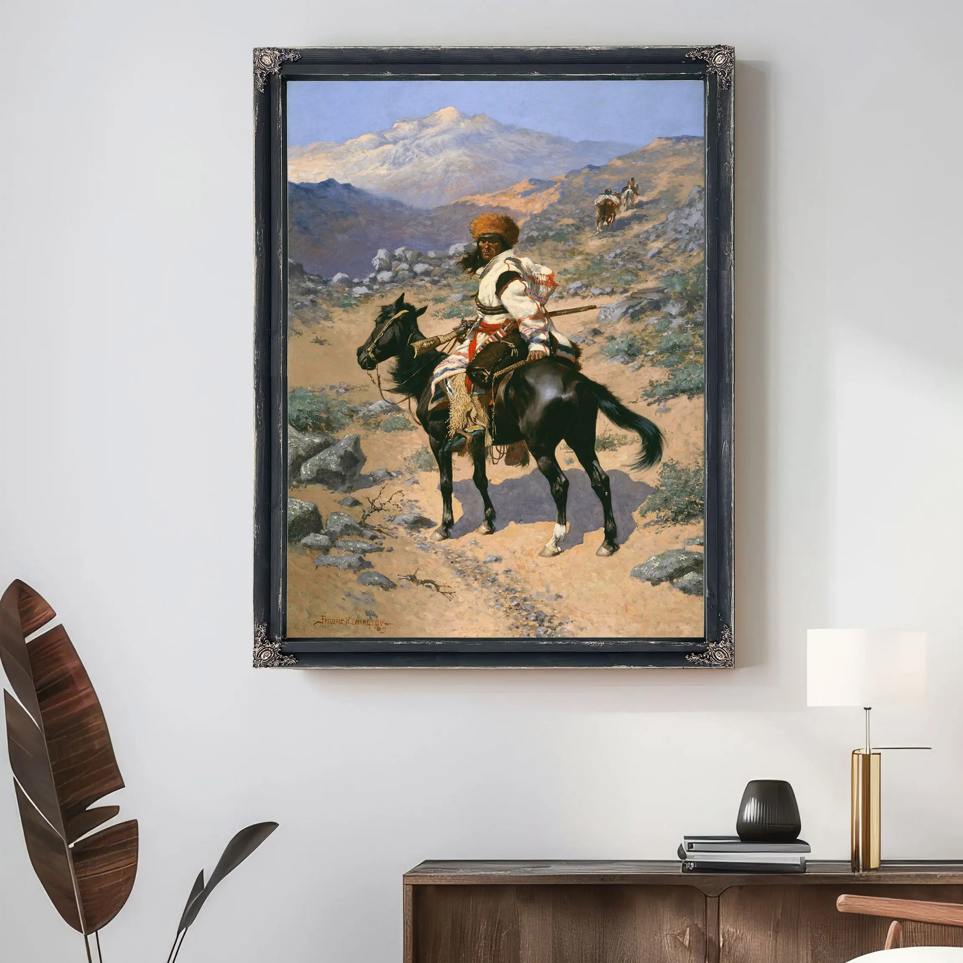 An Indian Trapper by Frederic Remington