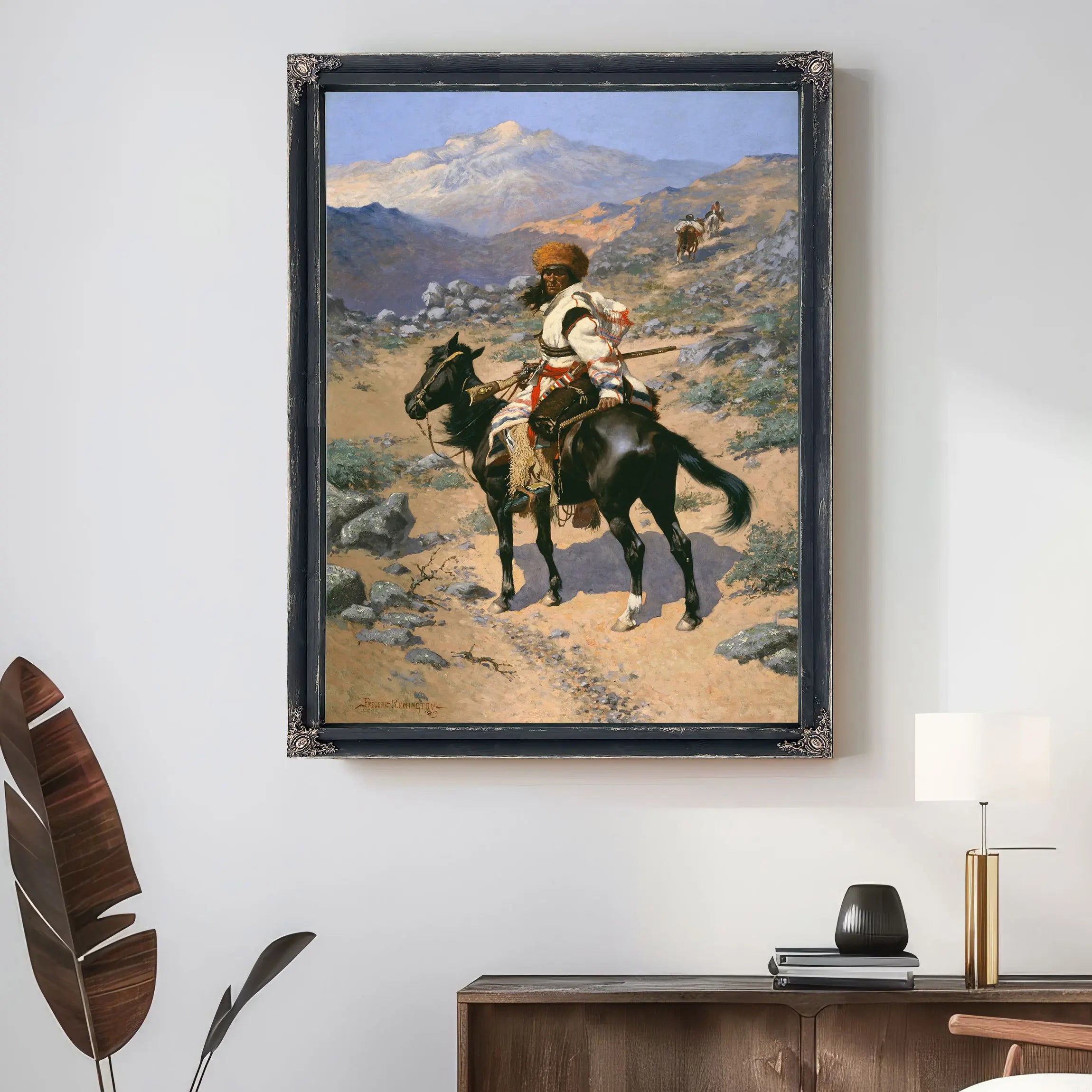 An Indian Trapper by Frederic Remington