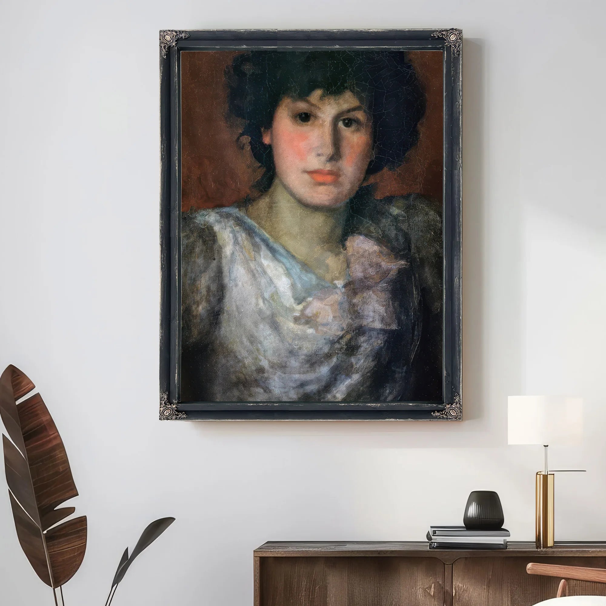 Miss Lilian Woakes By James McNeill Whistler Fine Art Print